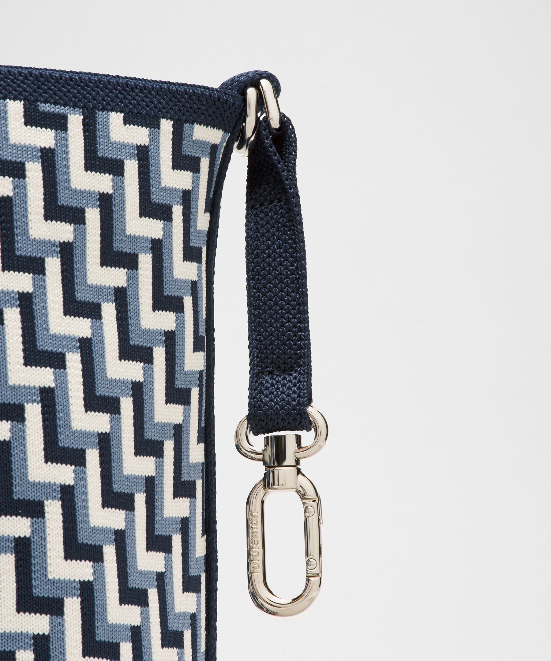Lululemon - Classic Knit Small Tote Bag 8l - Blue,white/club Blue/washed Denim/light Ivory