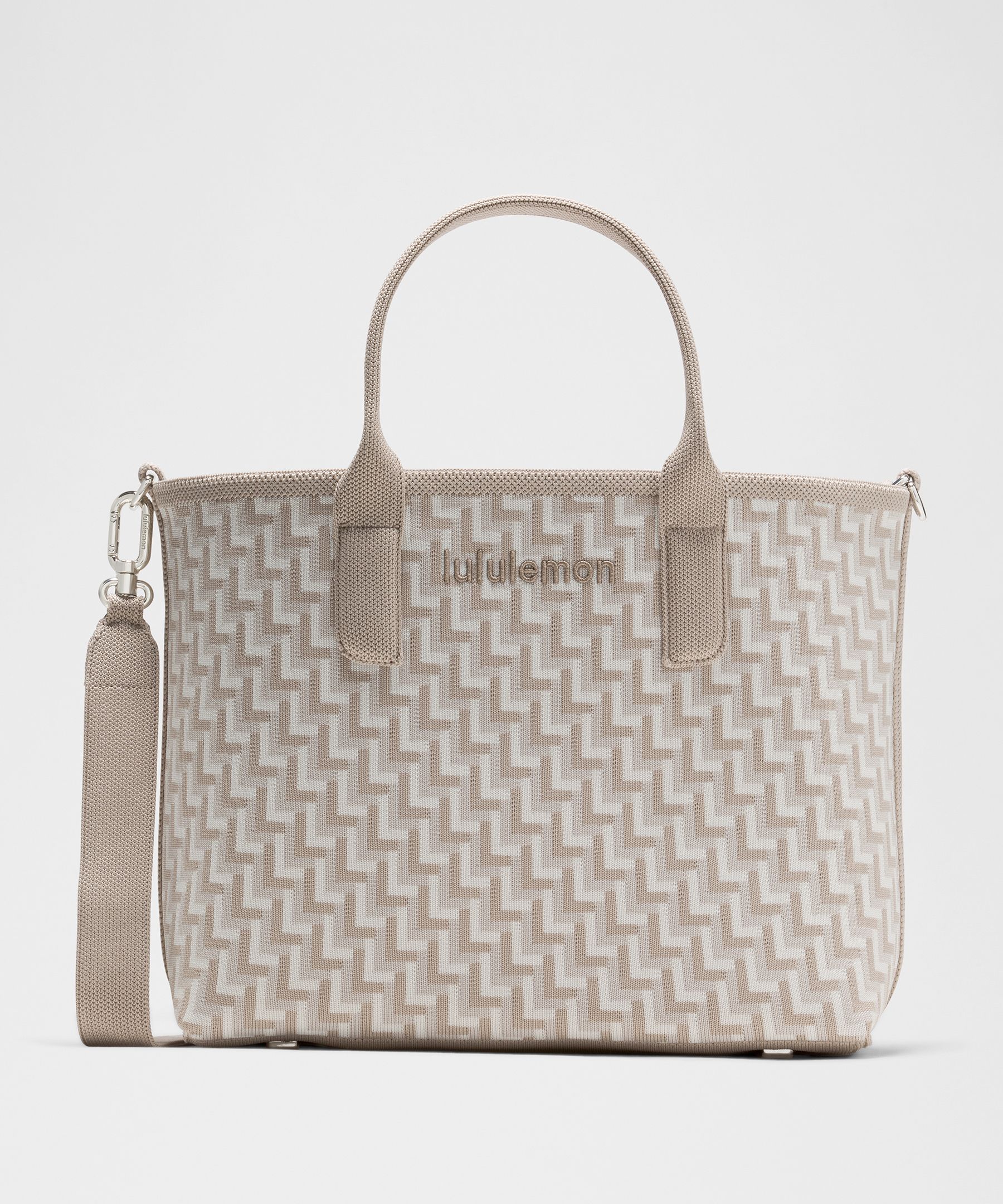 Classic Knit Small Tote Bag 8L - Khaki