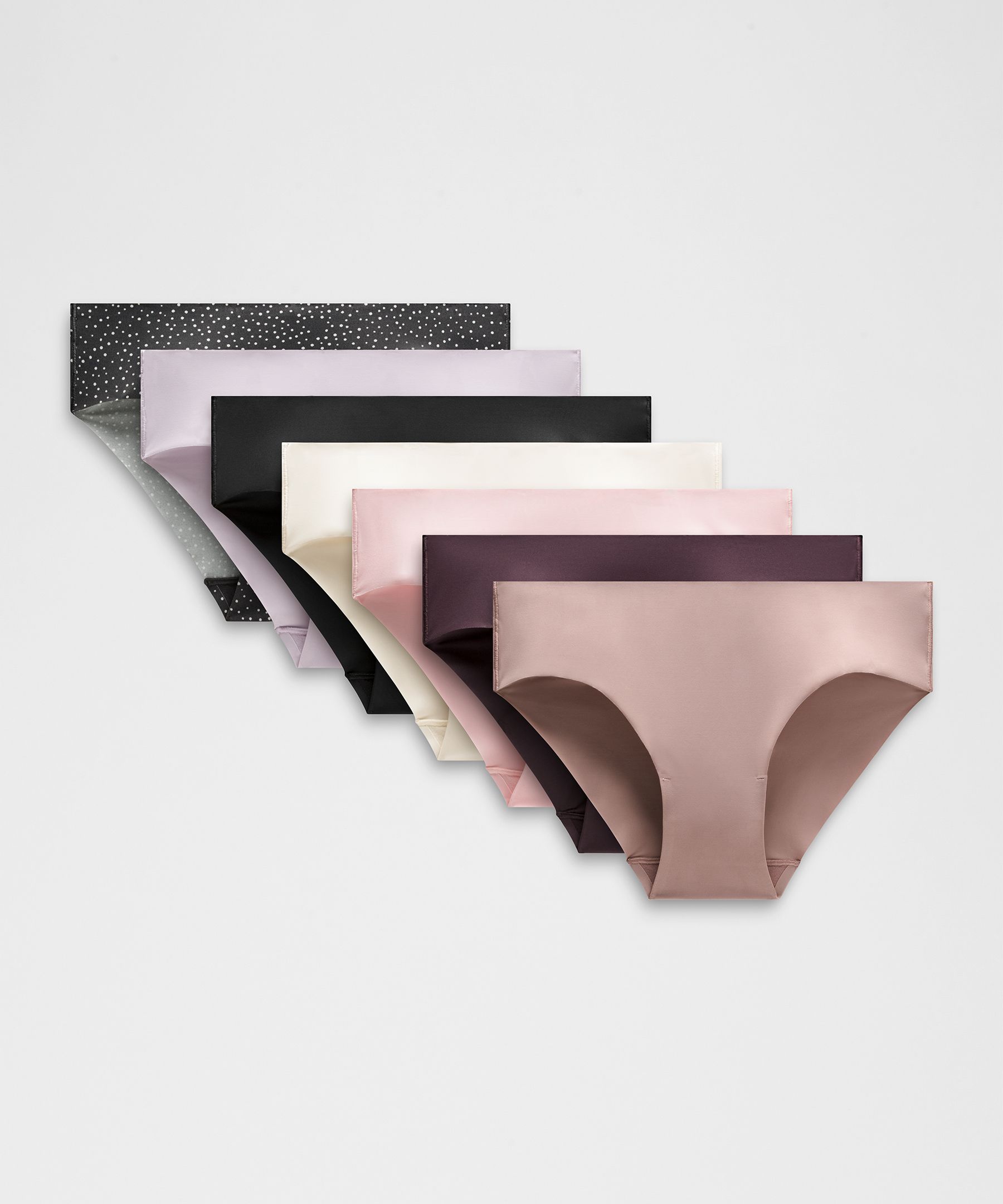 InvisiWear Mid-Rise Bikini Underwear 