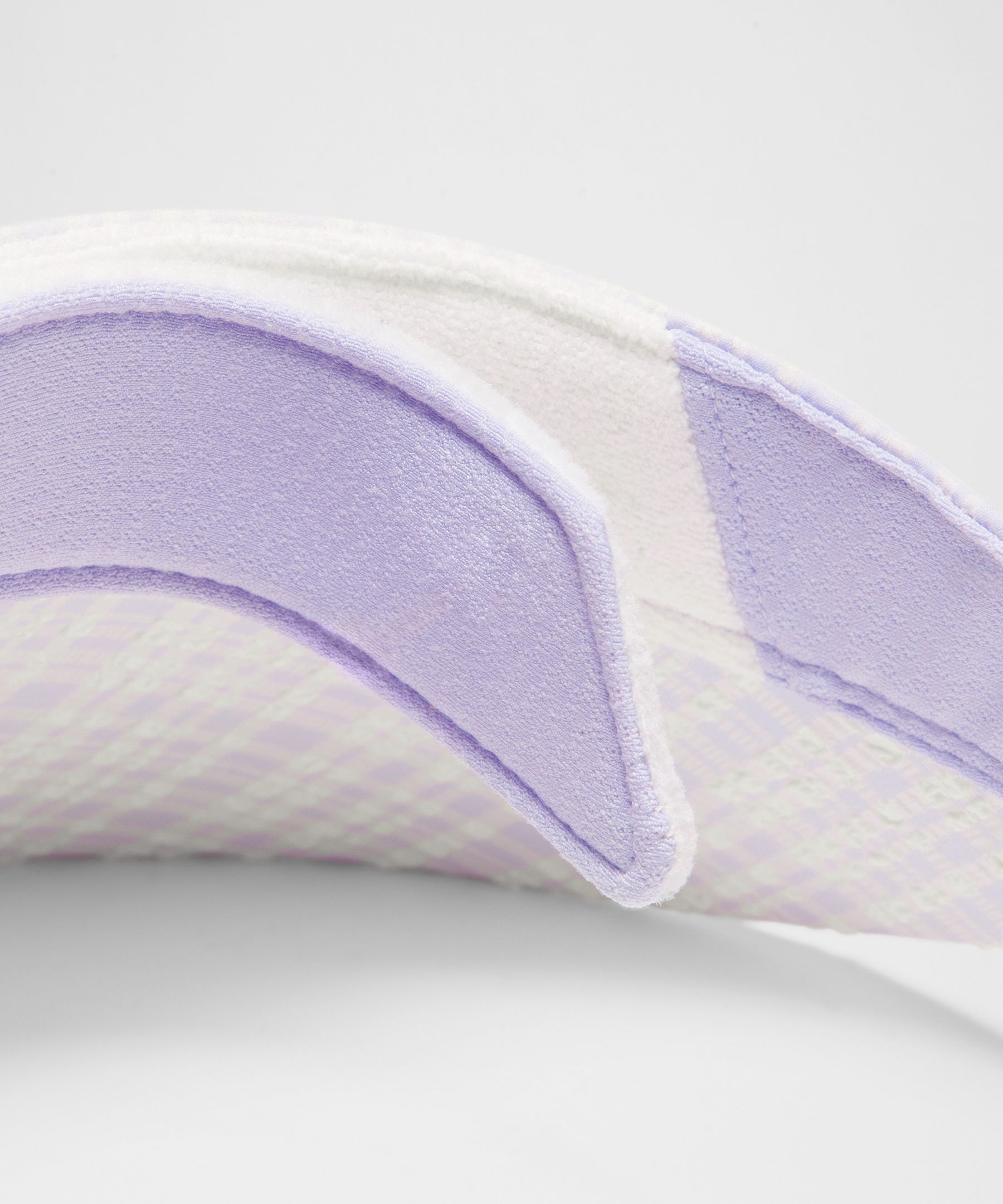 Lululemon Seersucker Check Removable Sweatband Visor