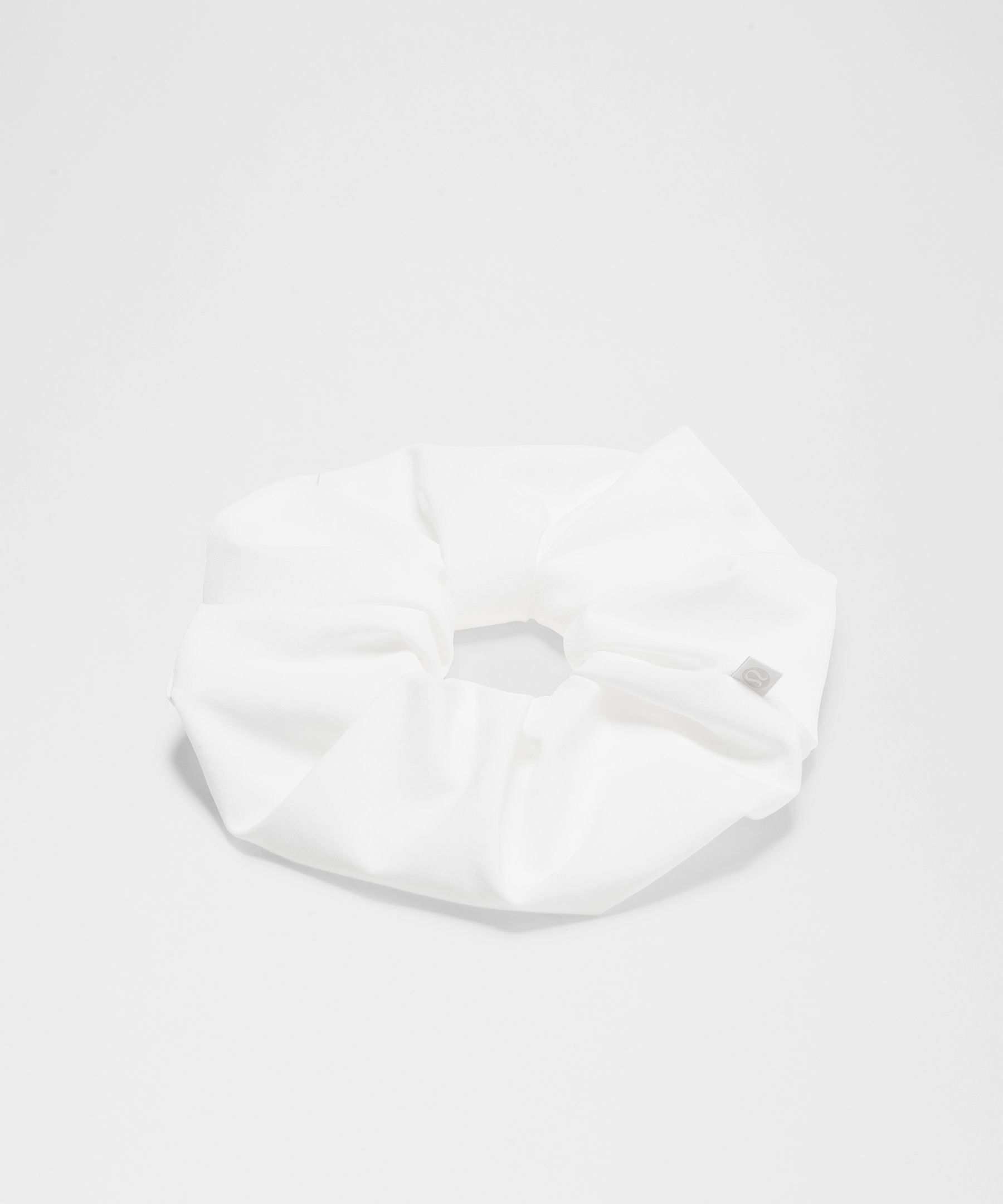 Uplifting Oversized Scrunchie - White,Neutral