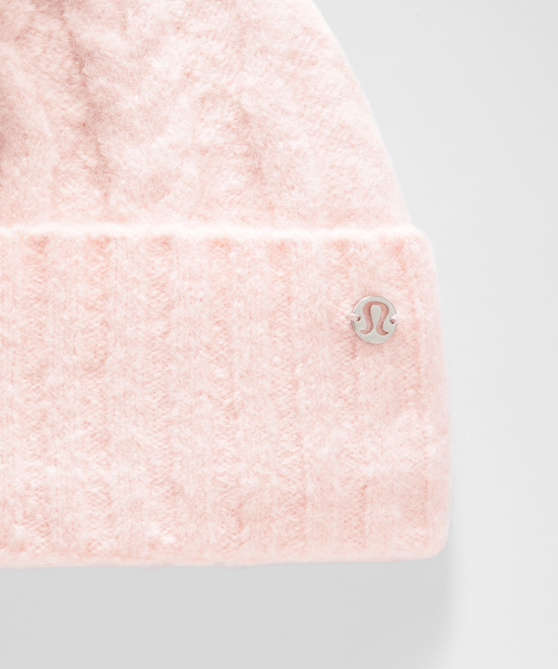 Lululemon Alpaca Wool-blend Cable-knit Fleece-lined Pom Beanie