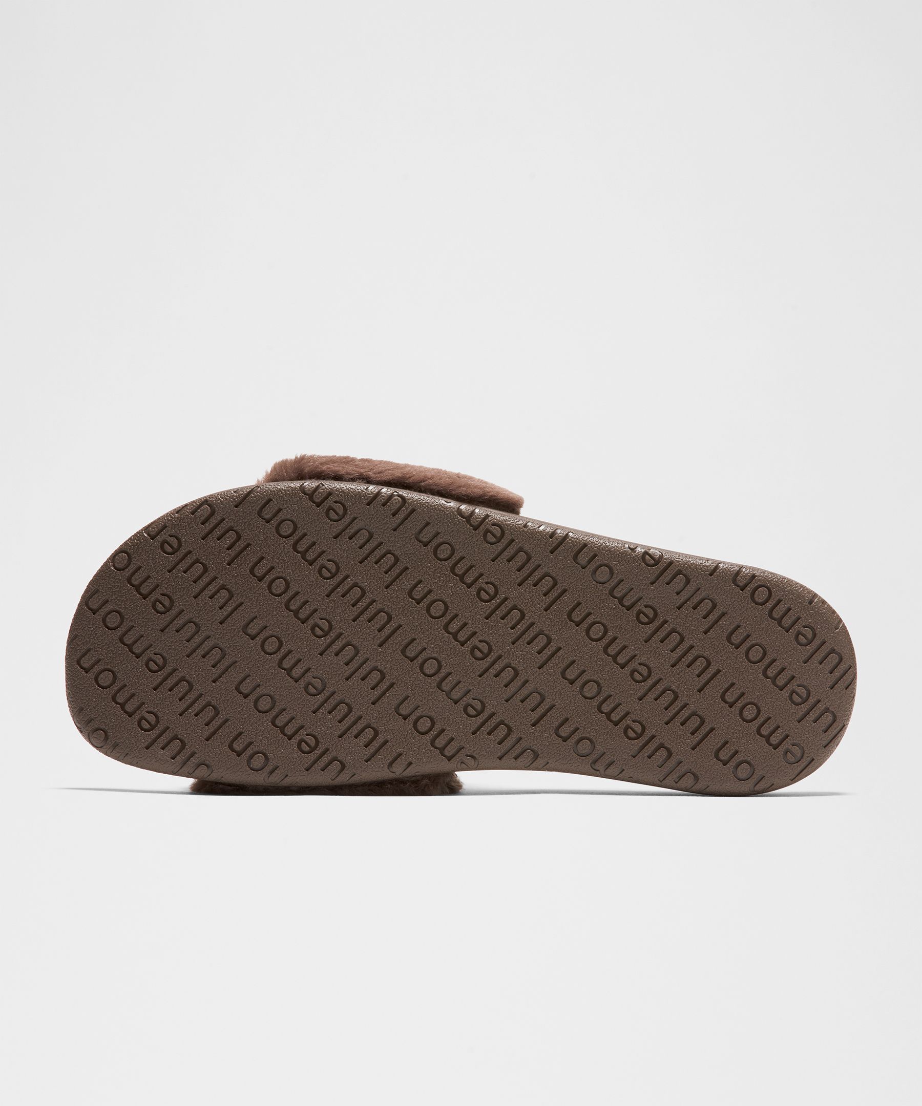 Lululemon Women's Restfeel Faux Fur Slide In Brown