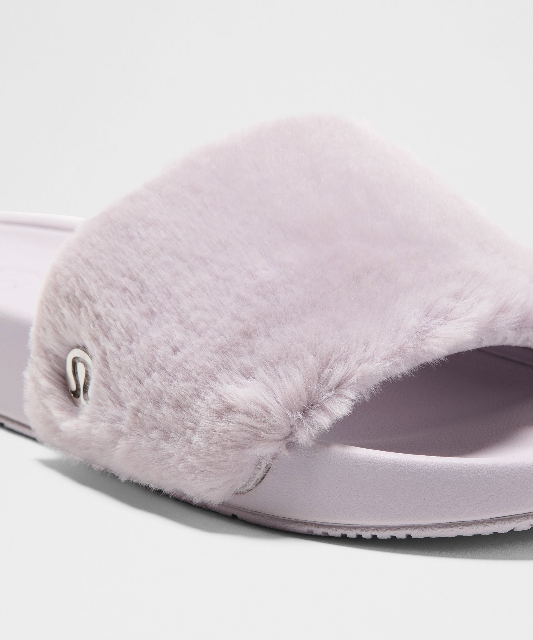 Lululemon Women's Restfeel Faux Fur Slide In Pink