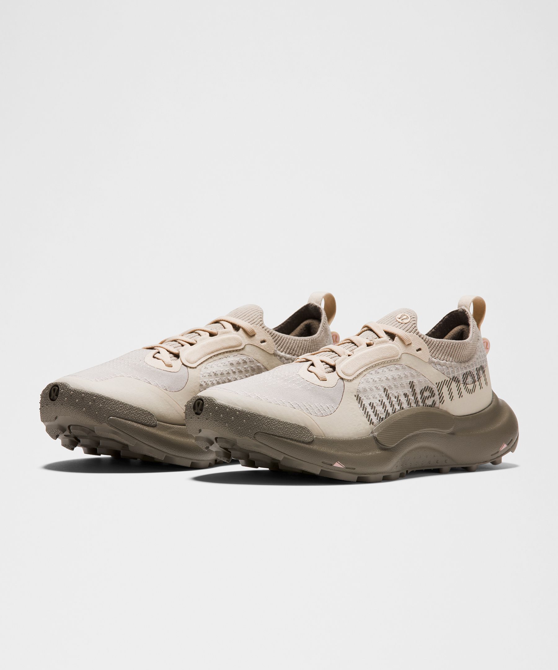 lululemon – Women’s Wildfeel Trail Running Shoes – Color Pink/Brown/Khaki – Size 14
