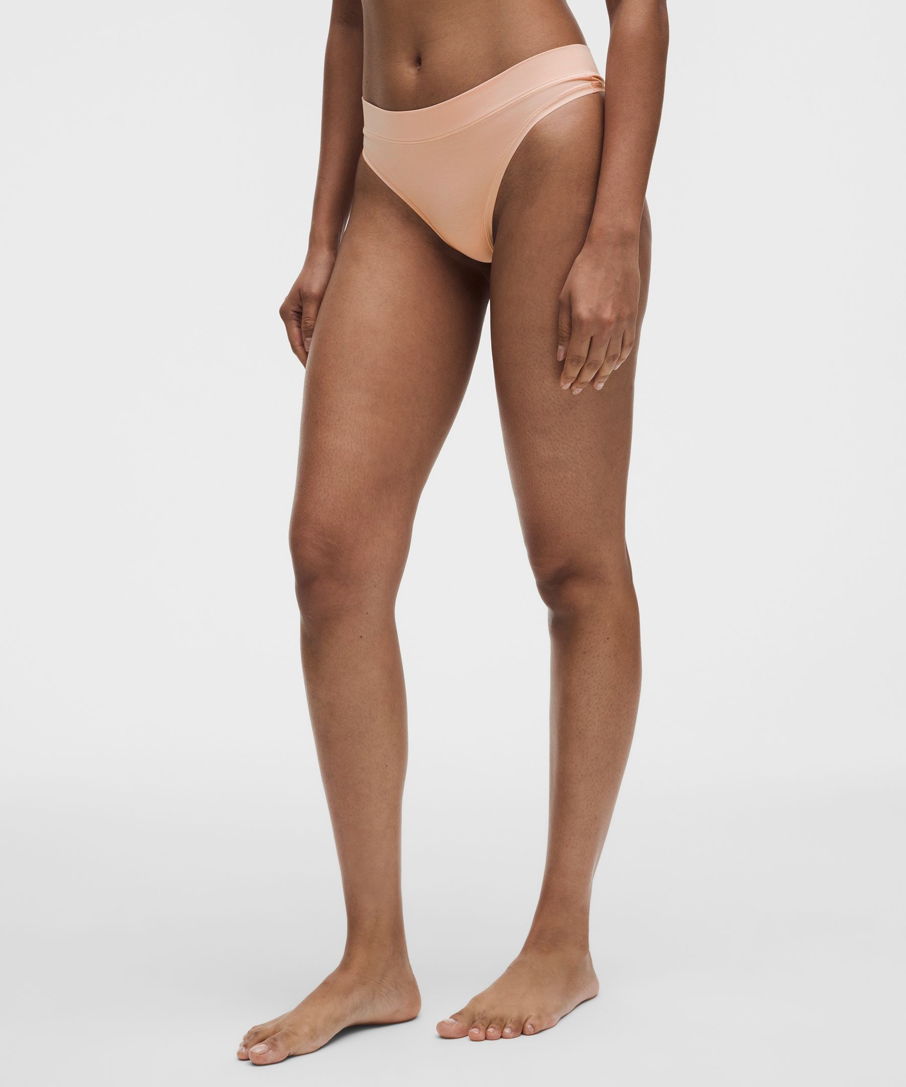 UnderEase Mid-Rise Thong Underwear