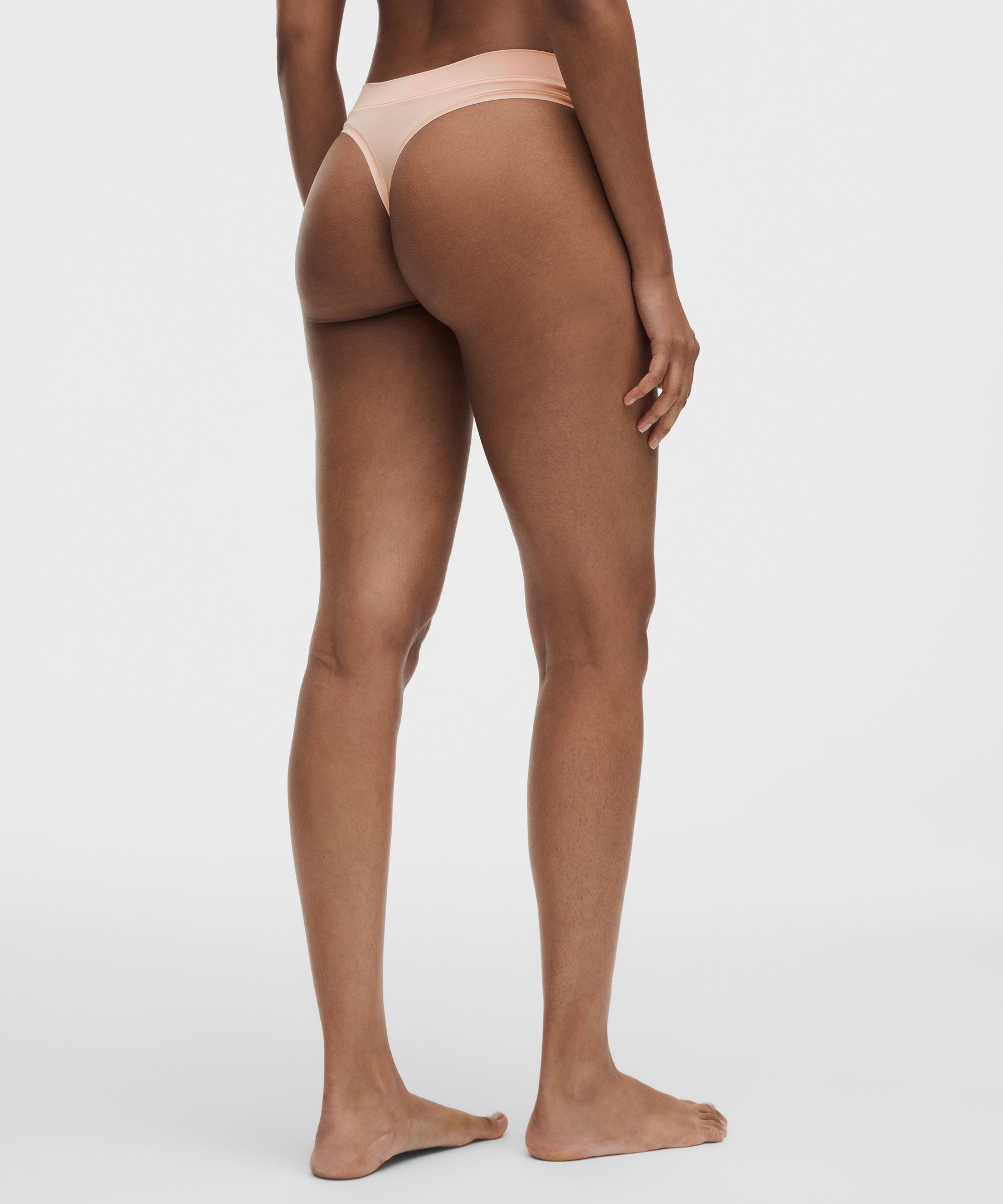 UnderEase Mid-Rise Thong Underwear