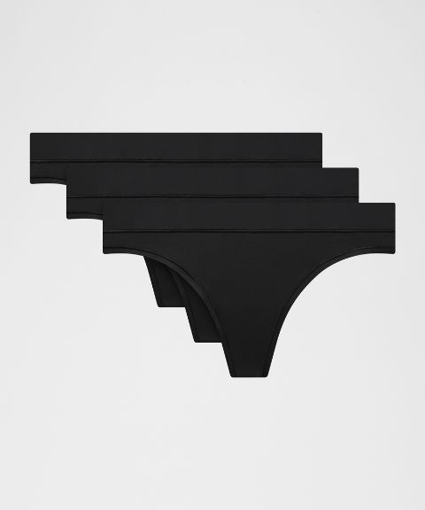 Женские трусы-стринги Lululemon UnderEase, 3 пары