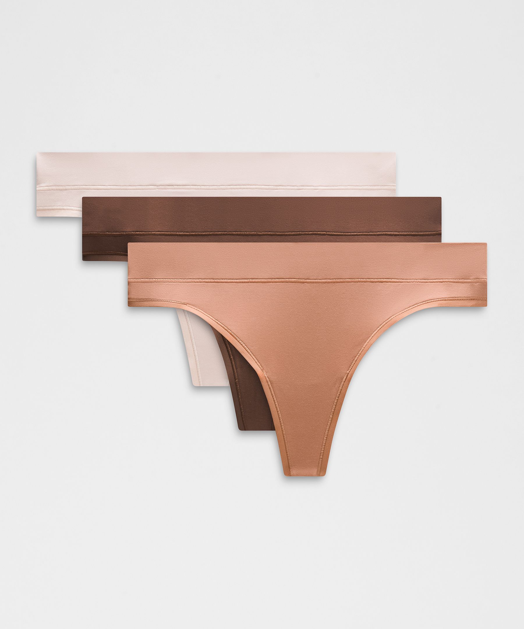 Tanga UnderEase de tiro medio Paquete de 3 *Mejoradas