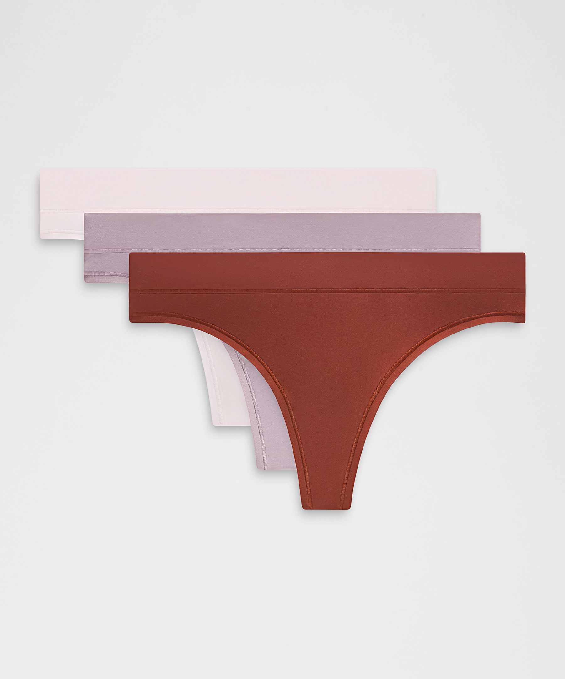 Tanga UnderEase de tiro medio Paquete de 3 *Mejorado