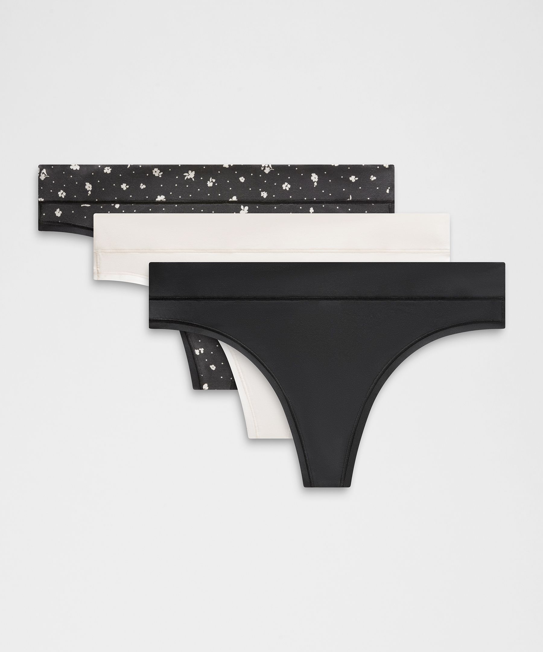 UnderEase Mid-Rise Thong Underwear