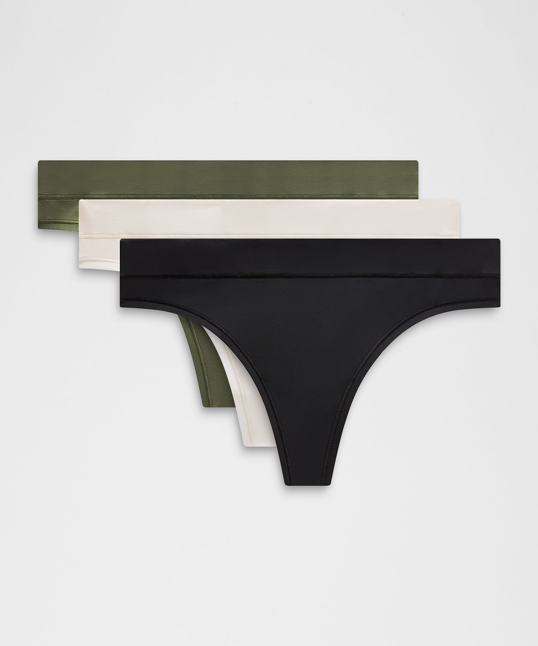 Tanga UnderEase de tiro medio Paquete de 3 *Mejoradas
