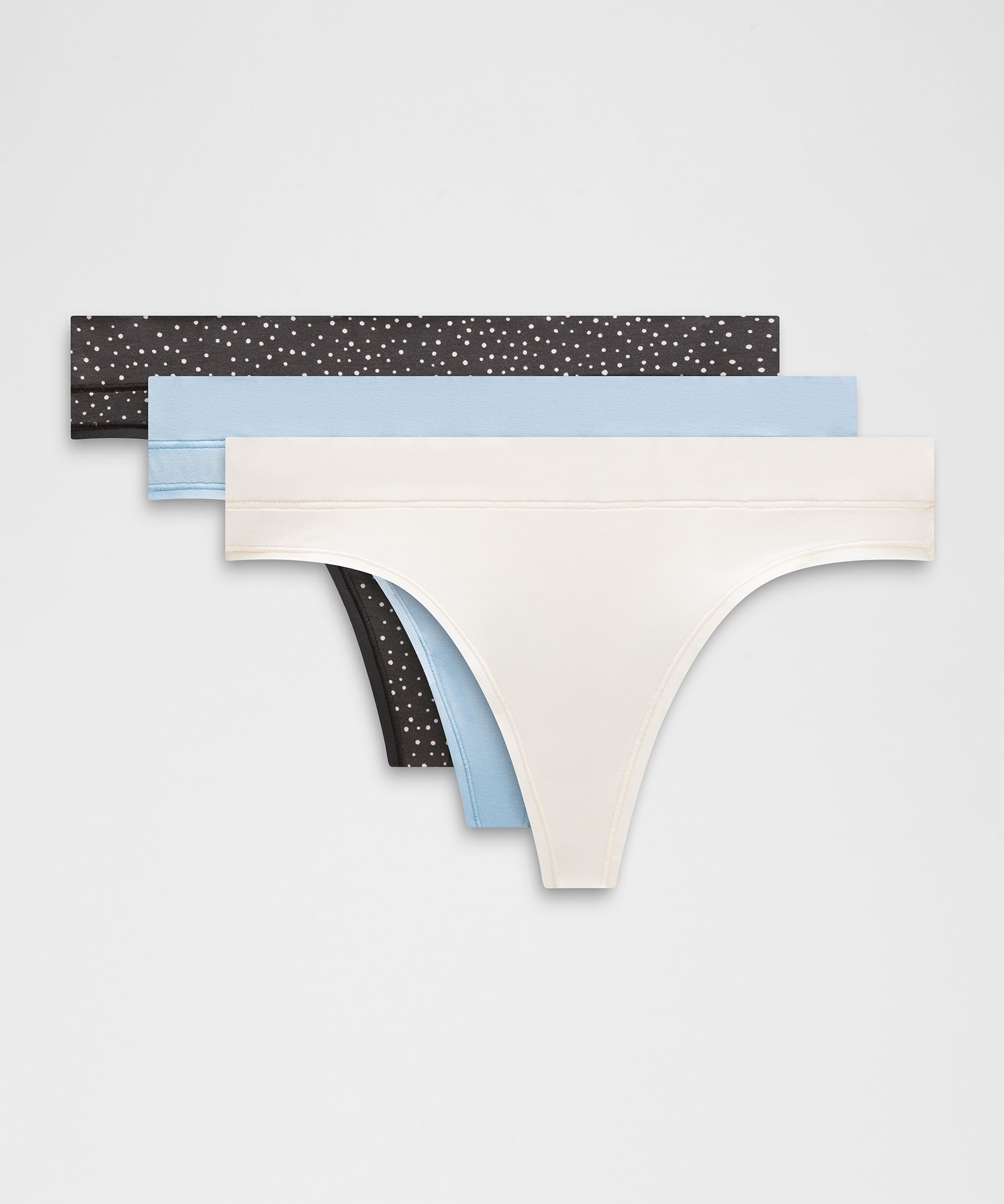 Tanga UnderEase de tiro medio *Paquete de 3