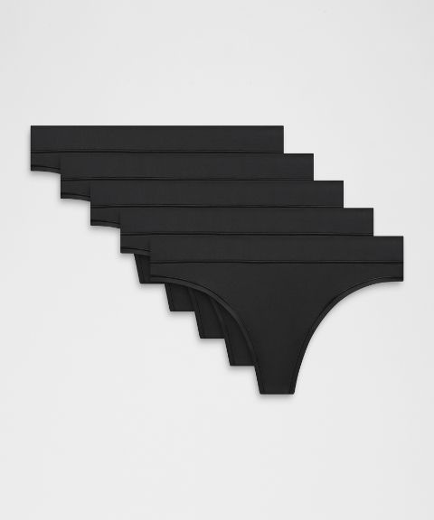 Женские трусы-стринги Lululemon UnderEase, 5 шт