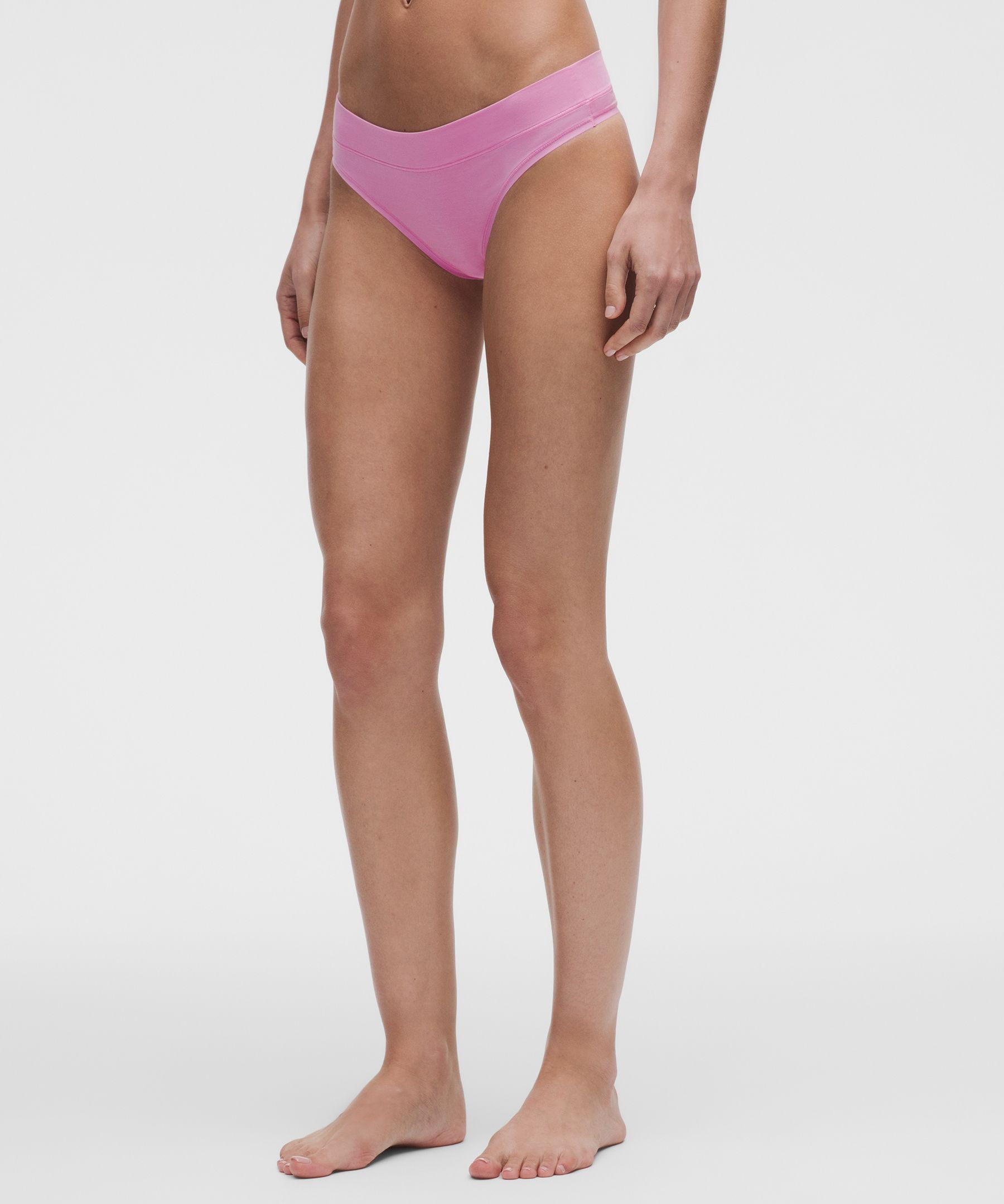 UnderEase Mid-Rise Thong Underwear 5 Pack *Updated