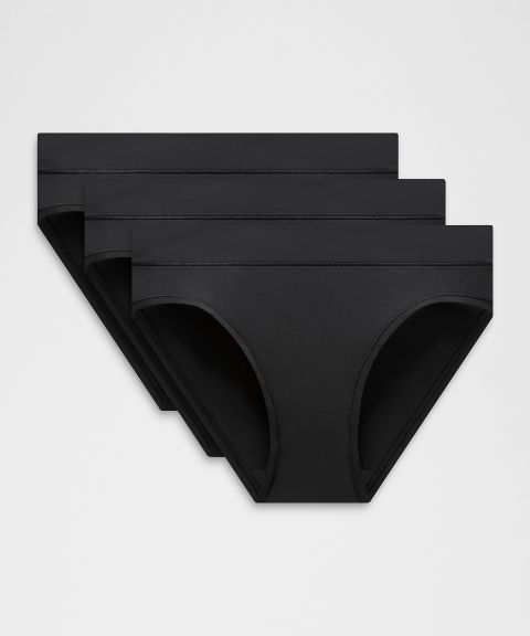 Женские трусы Lululemon UnderEase бикини, 3 пары