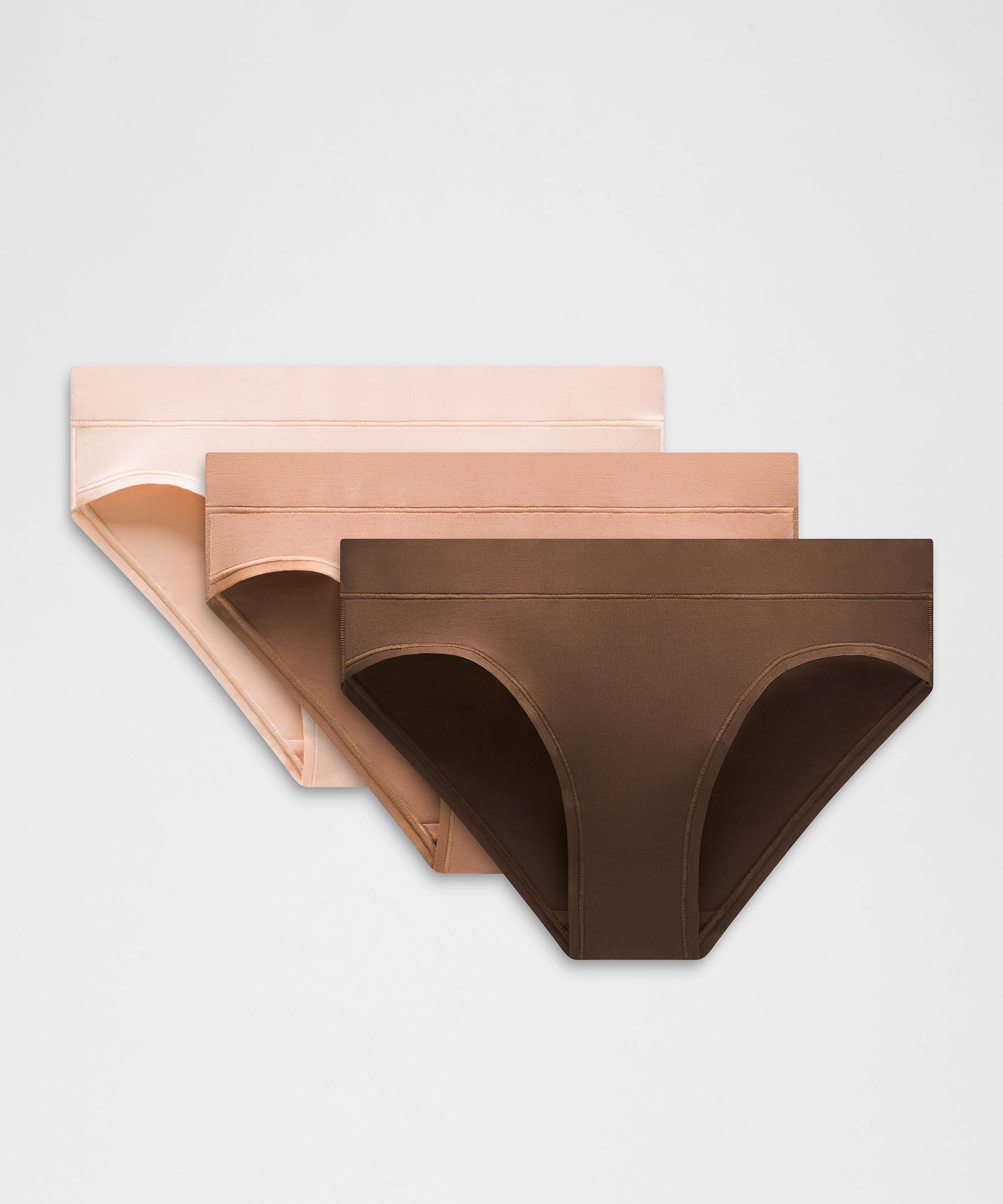 UnderEase Mid-Rise Bikini Underwear 3 Pack *Updated