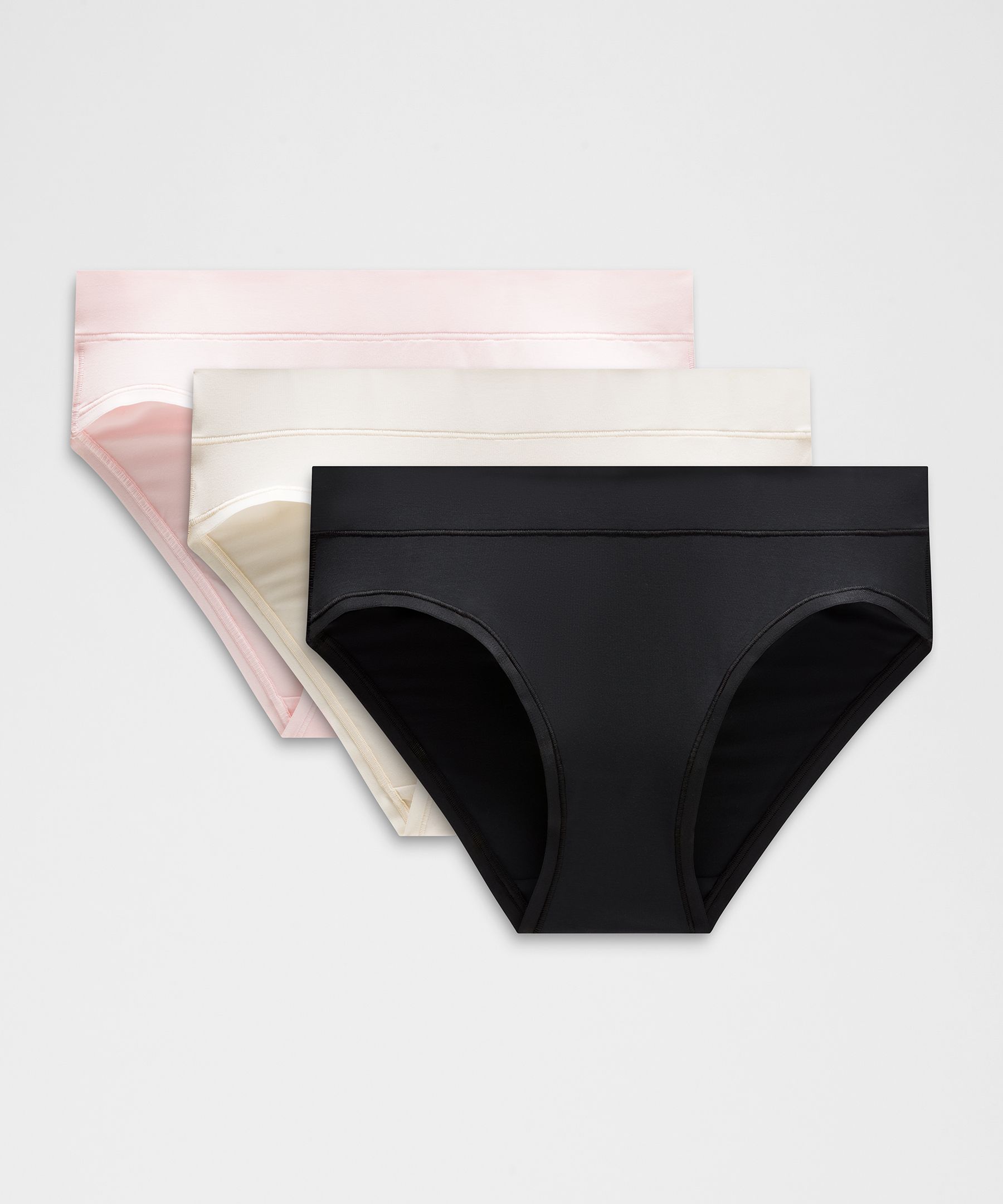 Bikini UnderEase de tiro medio *Paquete de 3