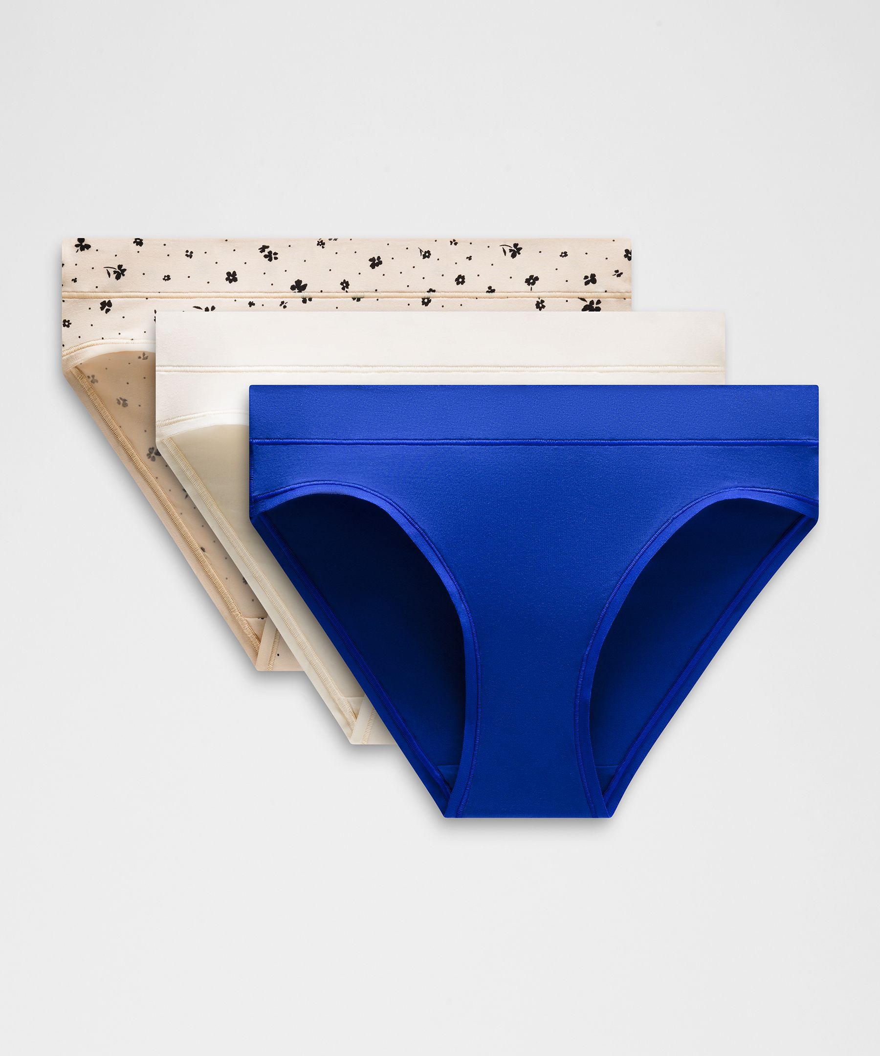 UnderEase Mid-Rise Bikini Underwear *3 Pack