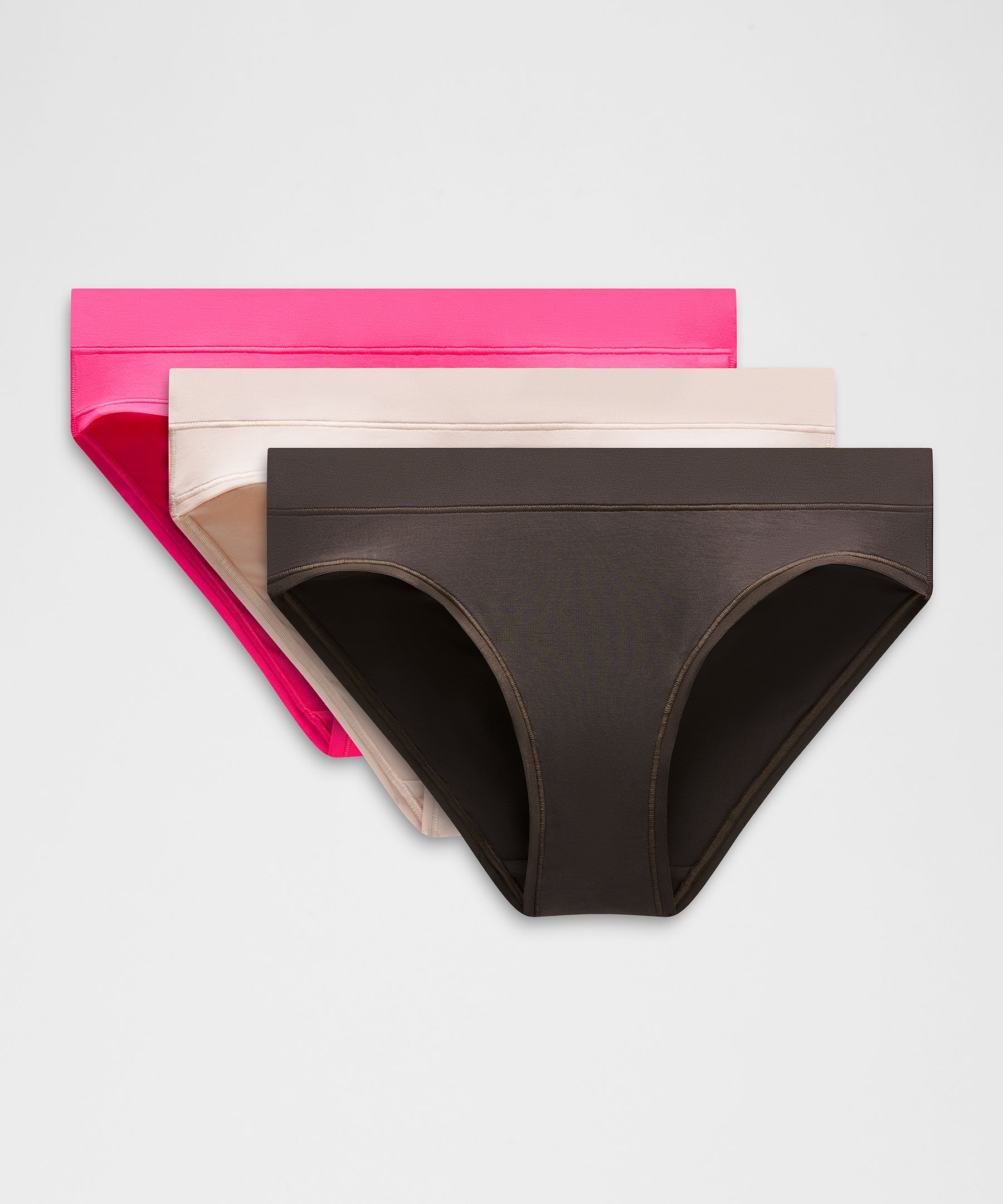 UnderEase Mid-Rise Bikini Underwear *3 Pack