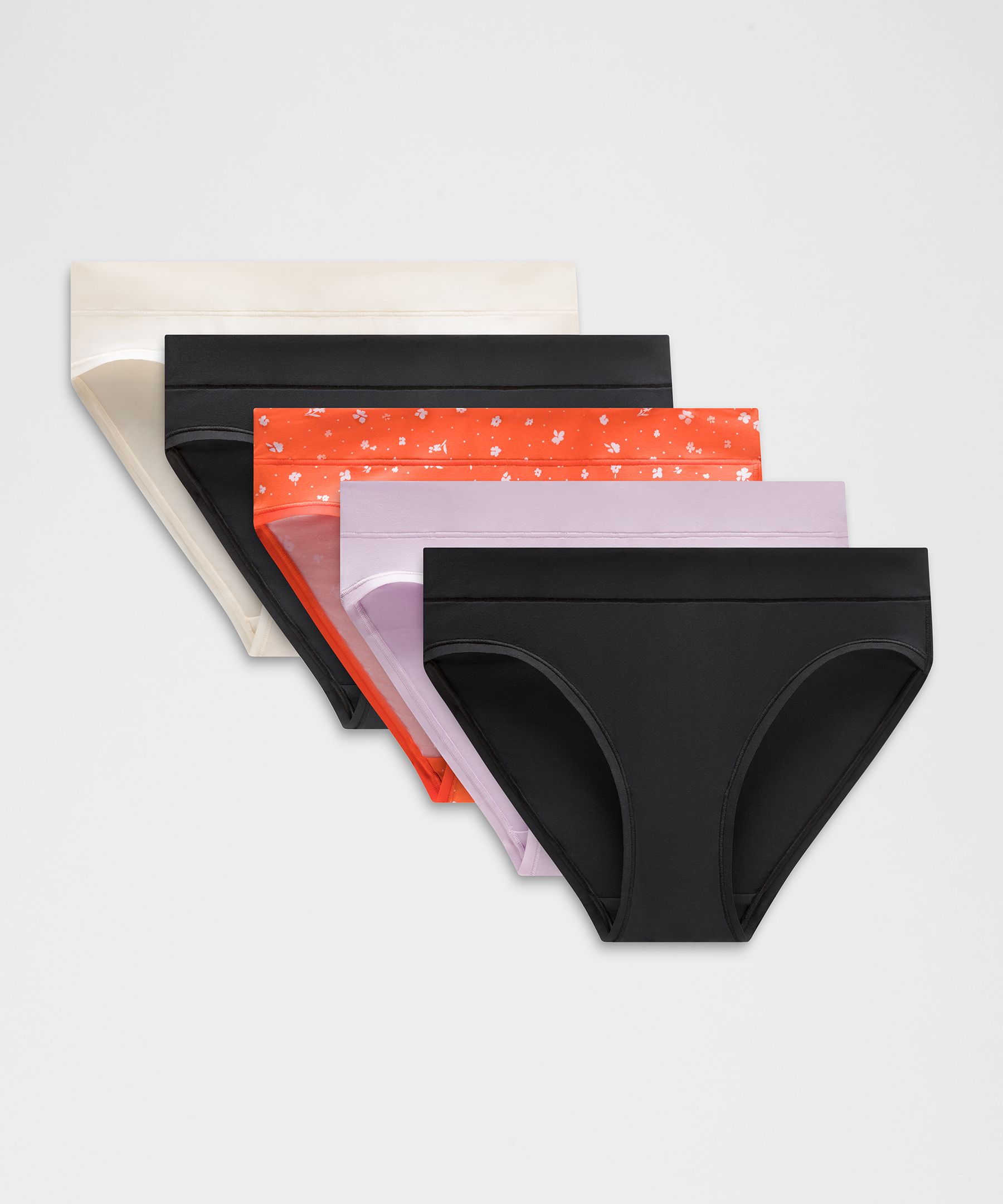 UnderEase Mid-Rise Bikini Underwear 5 Pack *Updated