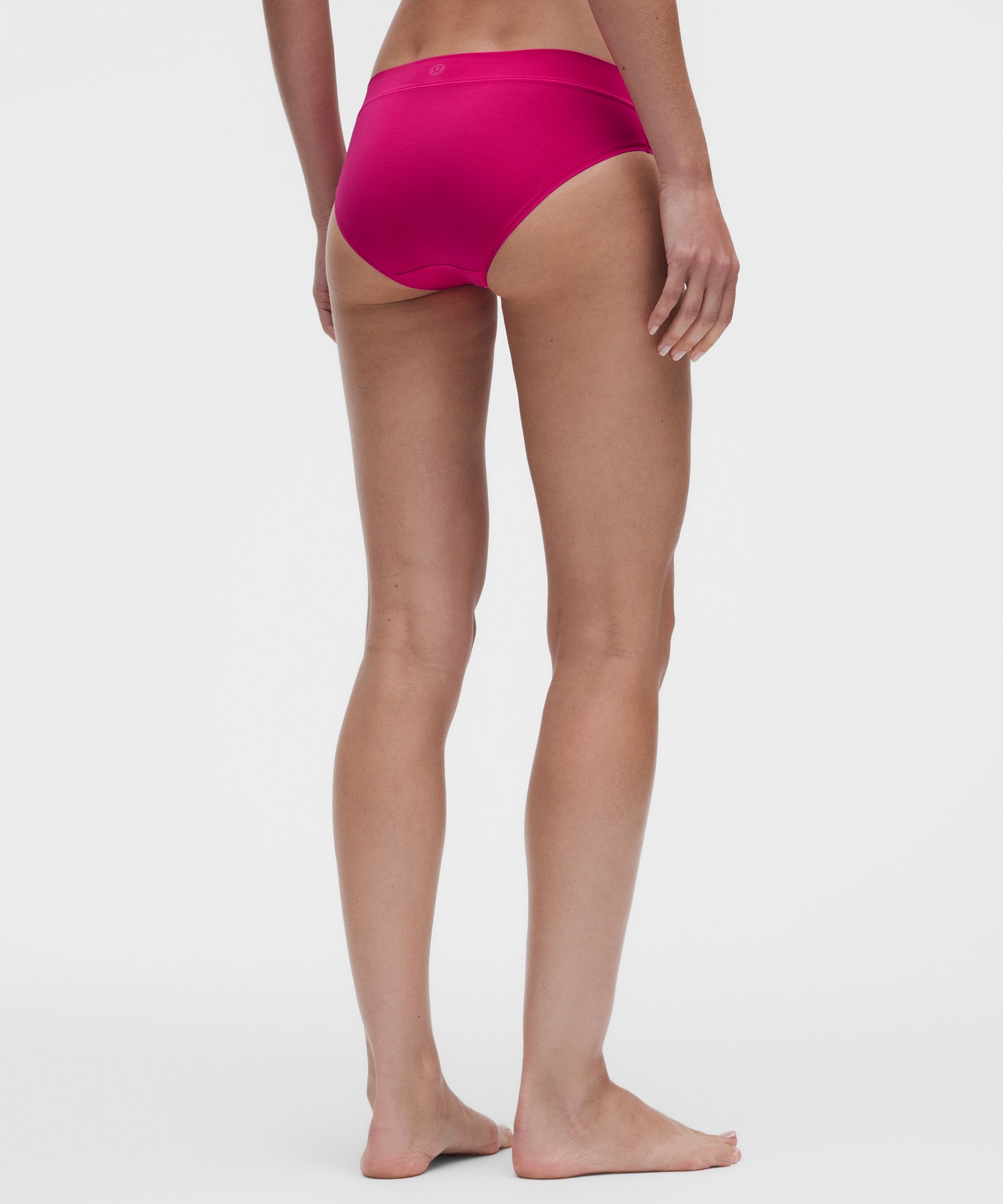UnderEase Mid-Rise Bikini Underwear 5 Pack