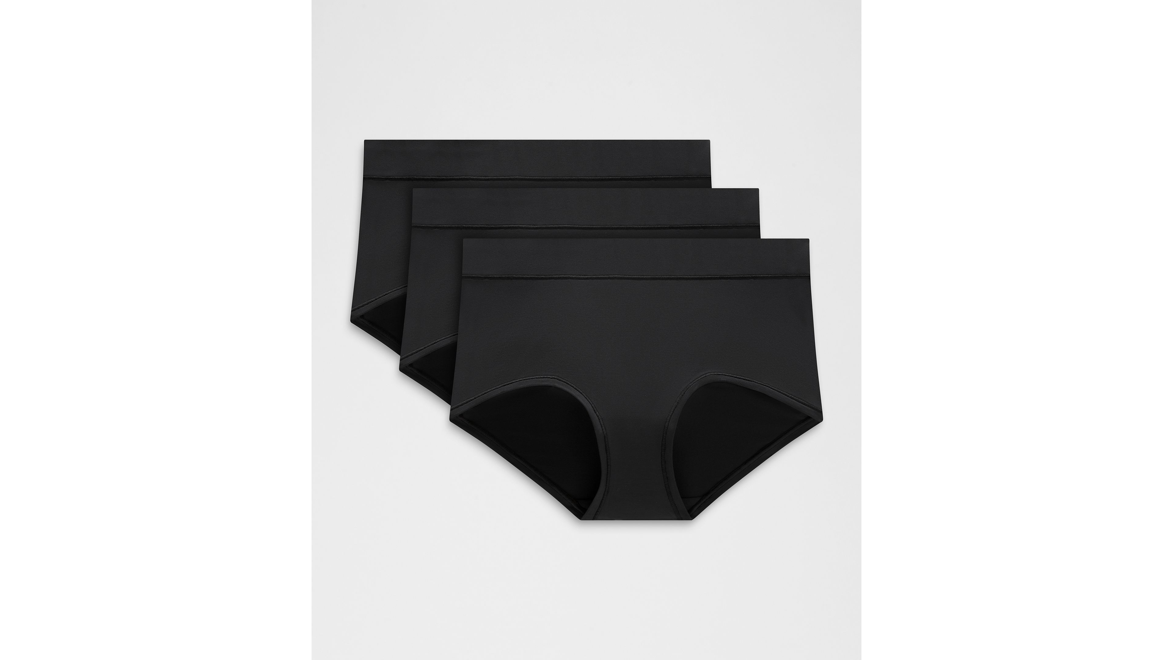 UnderEase Mid-Rise Boyshort Underwear 3 Pack