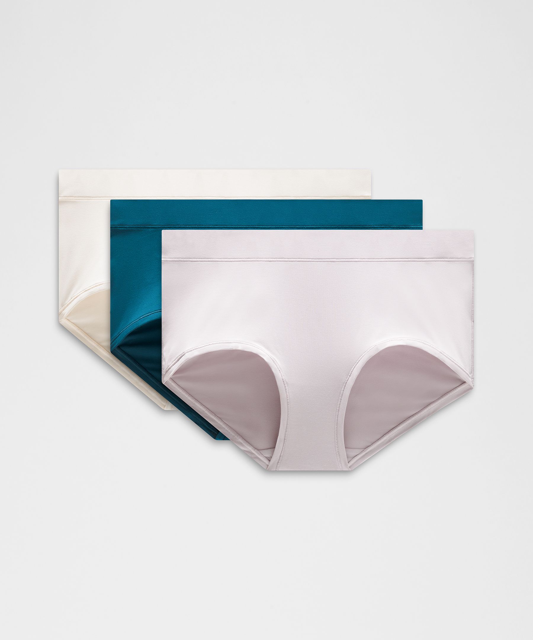 UnderEase Mid-Rise Boyshort Underwear 3 Pack