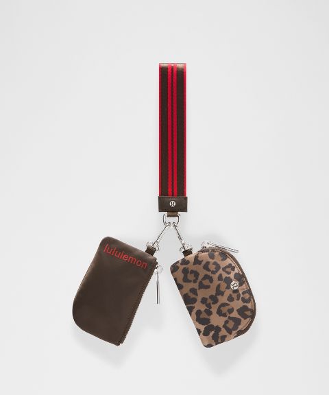 Сумки Lululemon Dual Pouch Wristlet *Leopard