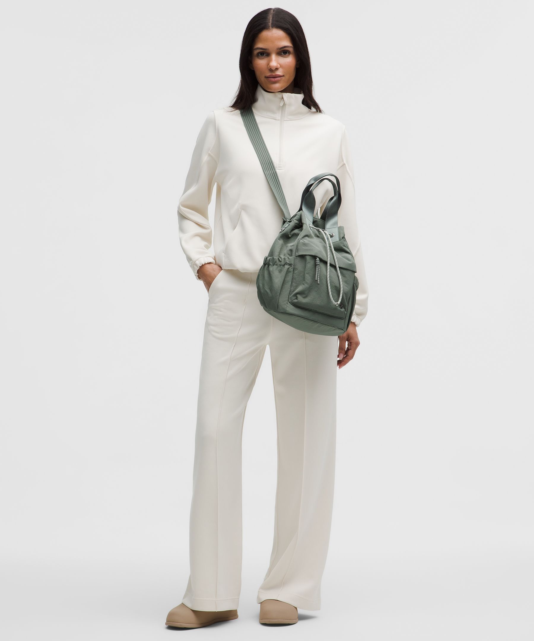 Petit sac seau convertible &agrave; cordon de serrage 13,5L