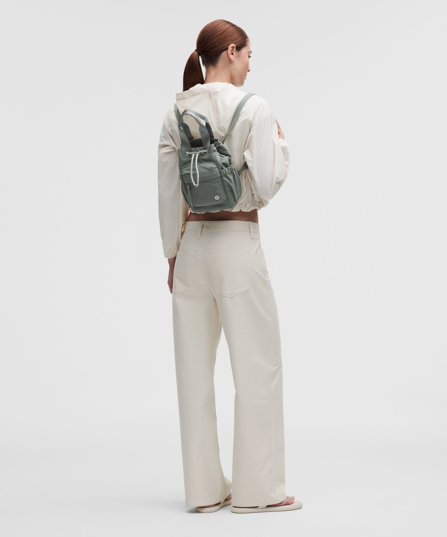 Convertible Drawstring Bucket Bag Mini 5L