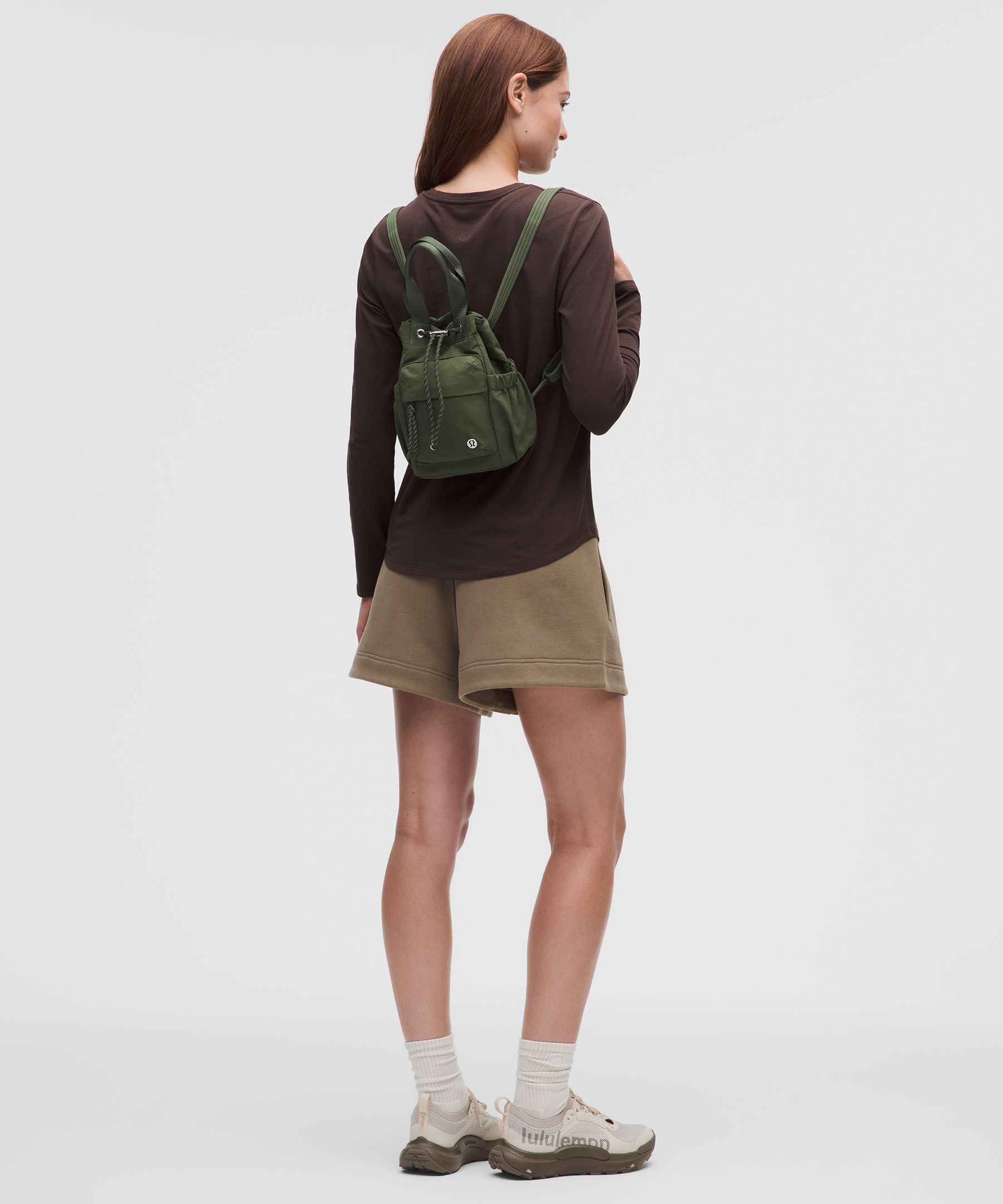 Convertible Drawstring Bucket Bag Mini 5L