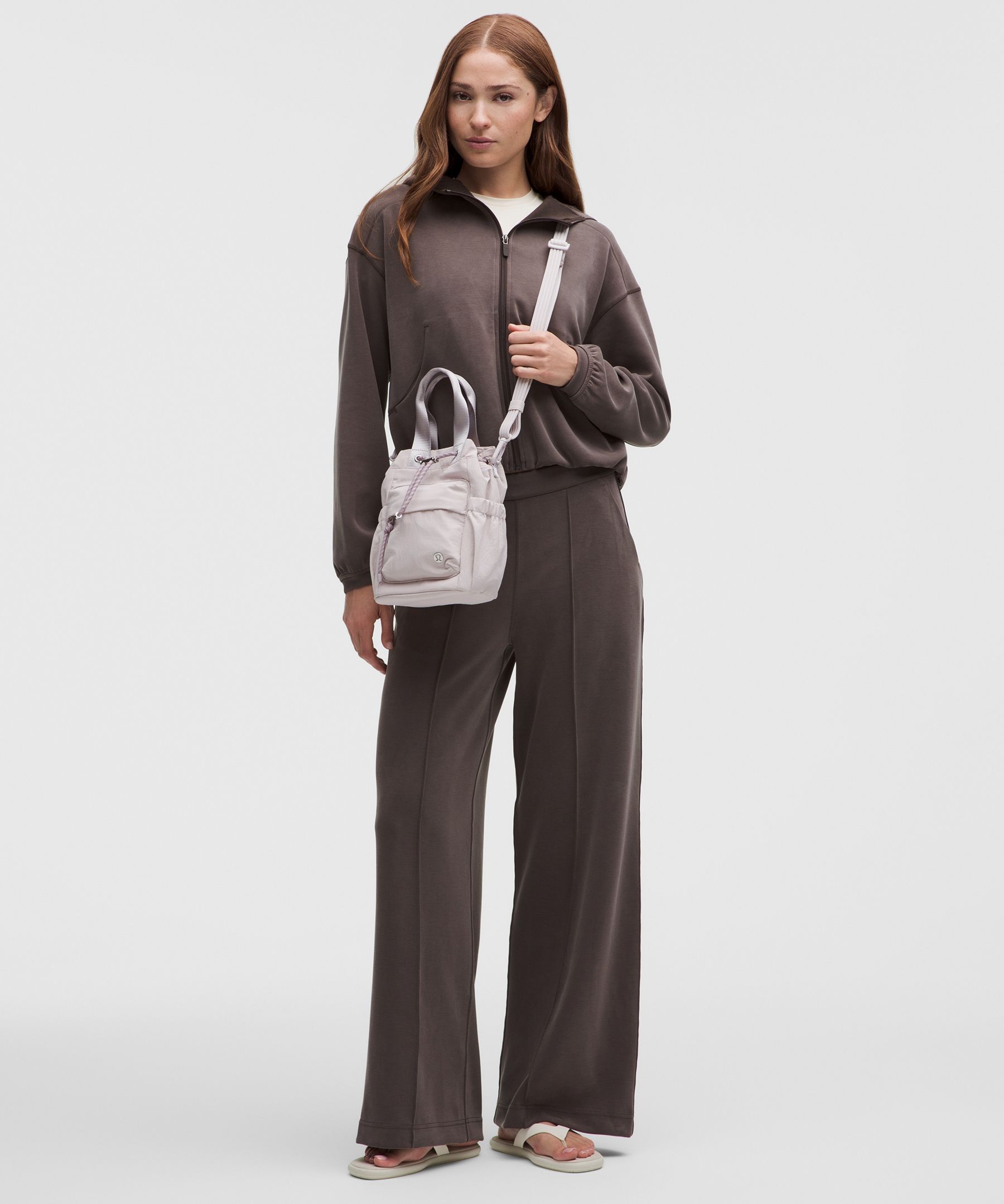 Convertible Drawstring Bucket Bag Mini 5L - Purple