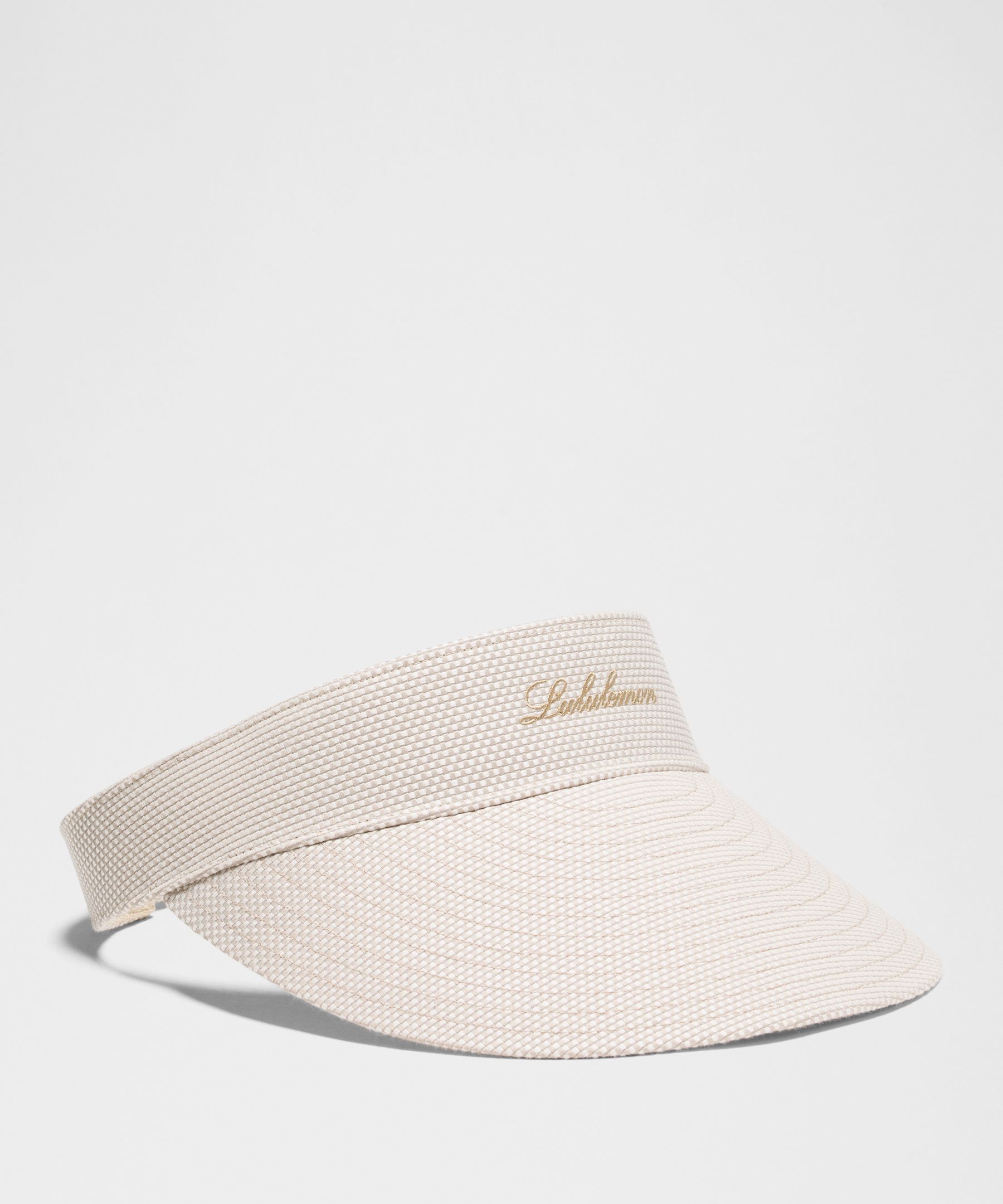 Lululemon Two-Tone Canvas Visor INTERNATIONAL SHIPPING