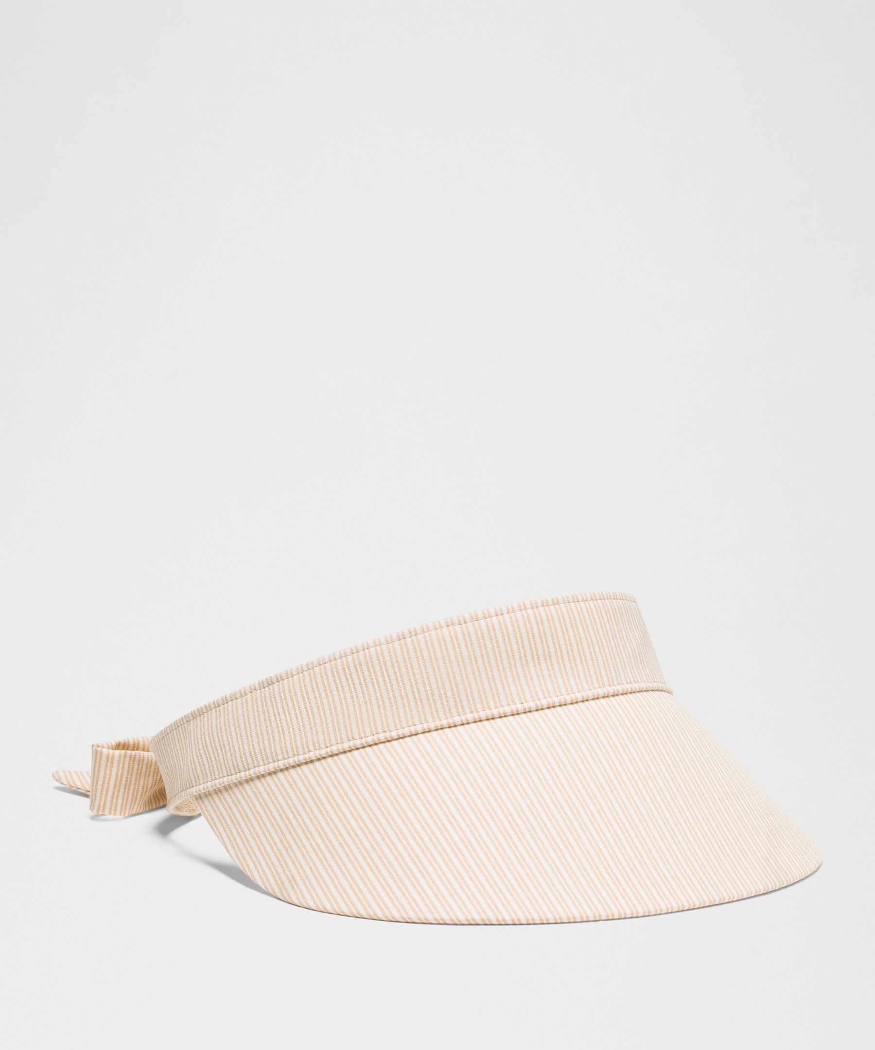 Striped Wide Brim Visor