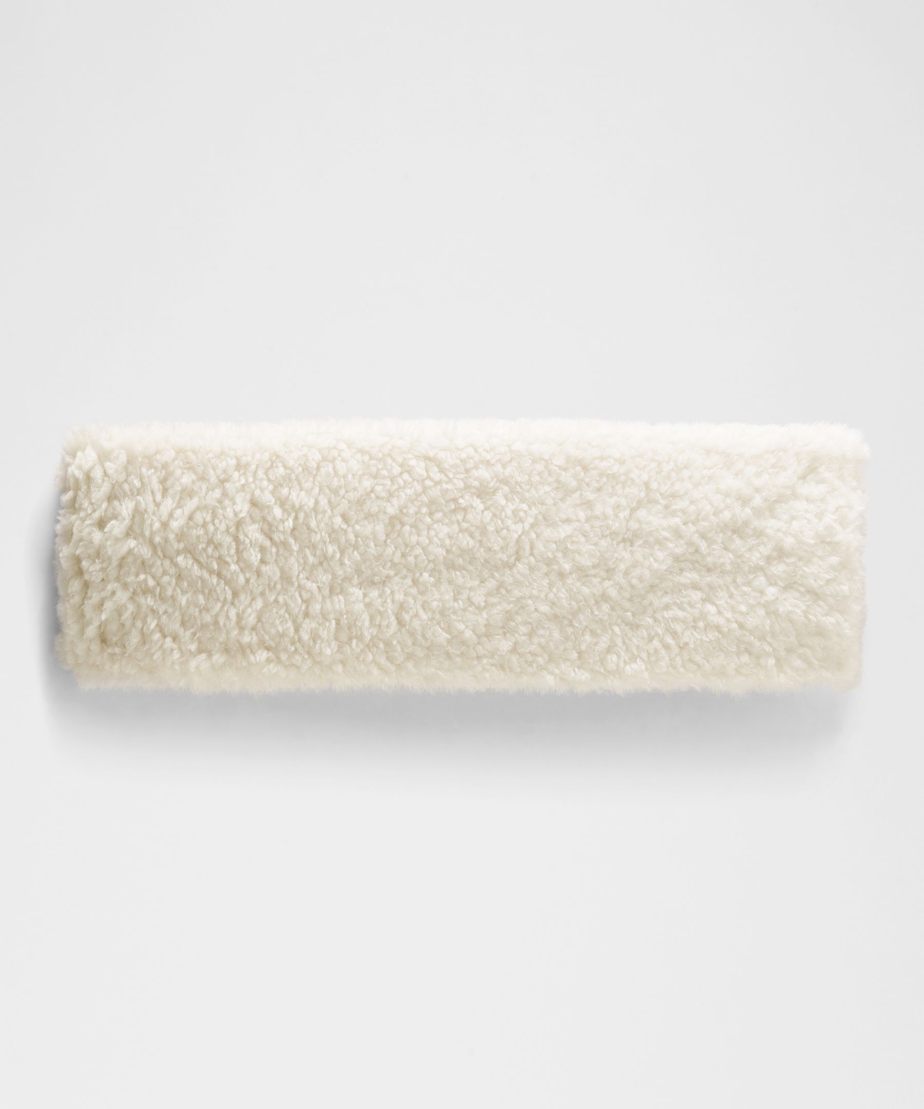 Lululemon Women's Boucle Fleece Headband In White