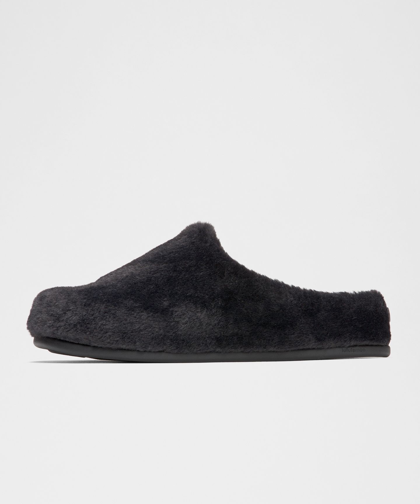 Женские сабо Lululemon SwayDay Faux Fur Mule, цвет: Чёрный — фото 3