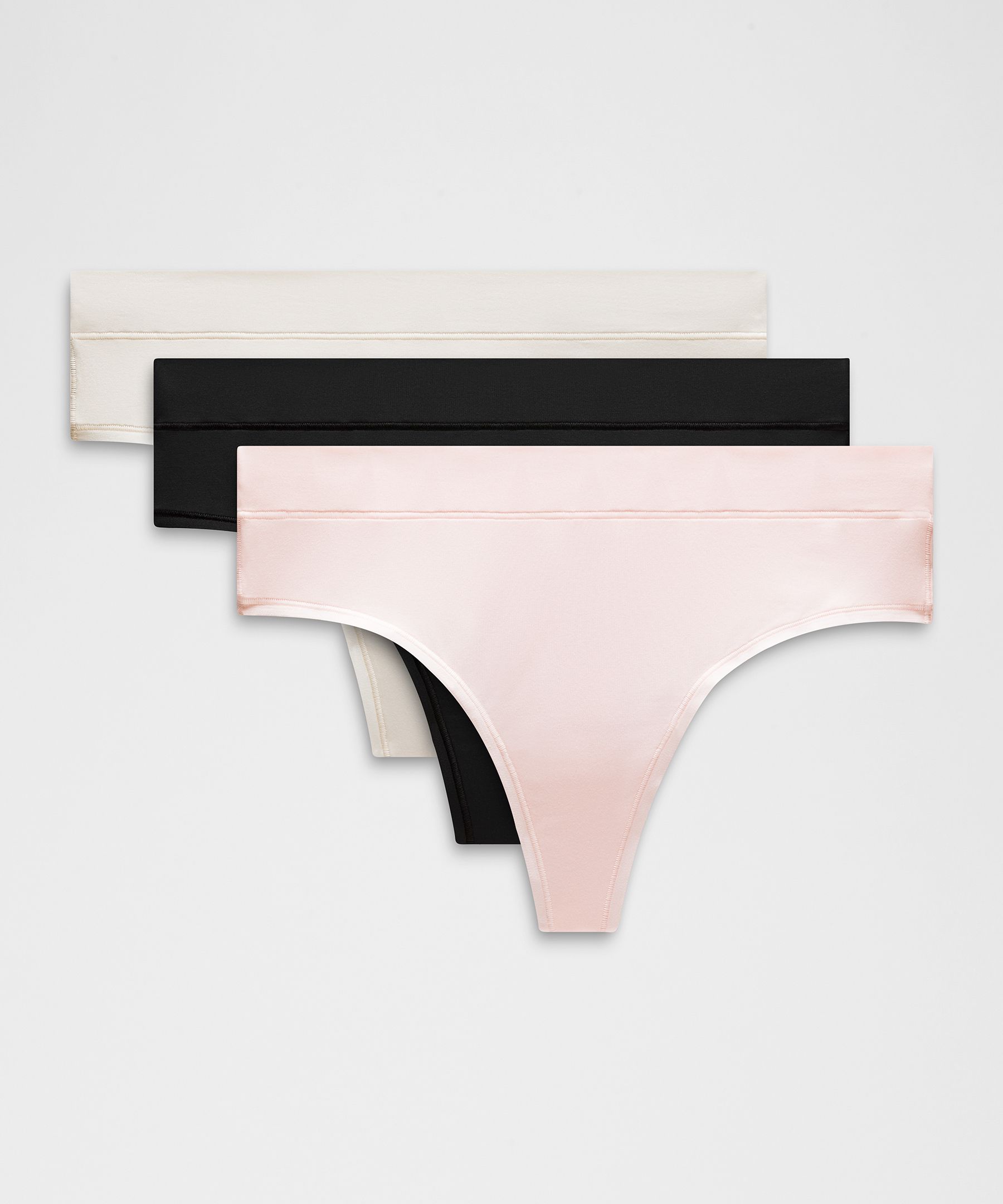 UnderEase High-Rise Thong Underwear 3 Pack *Updated