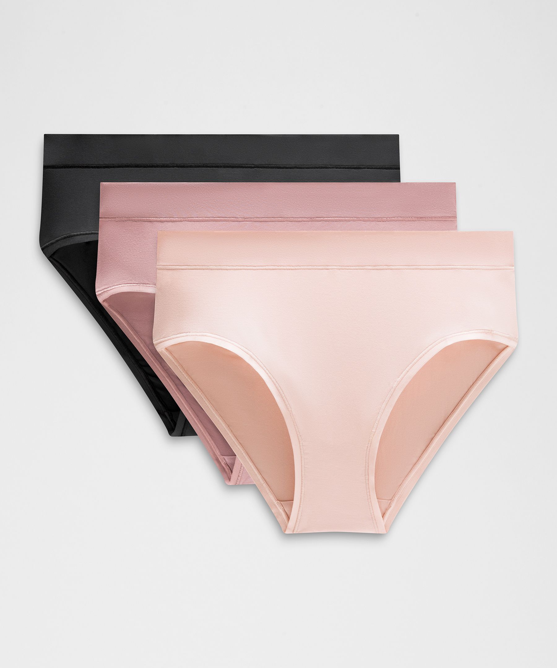 UnderEase High-Rise Bikini Underwear *3 Pack
