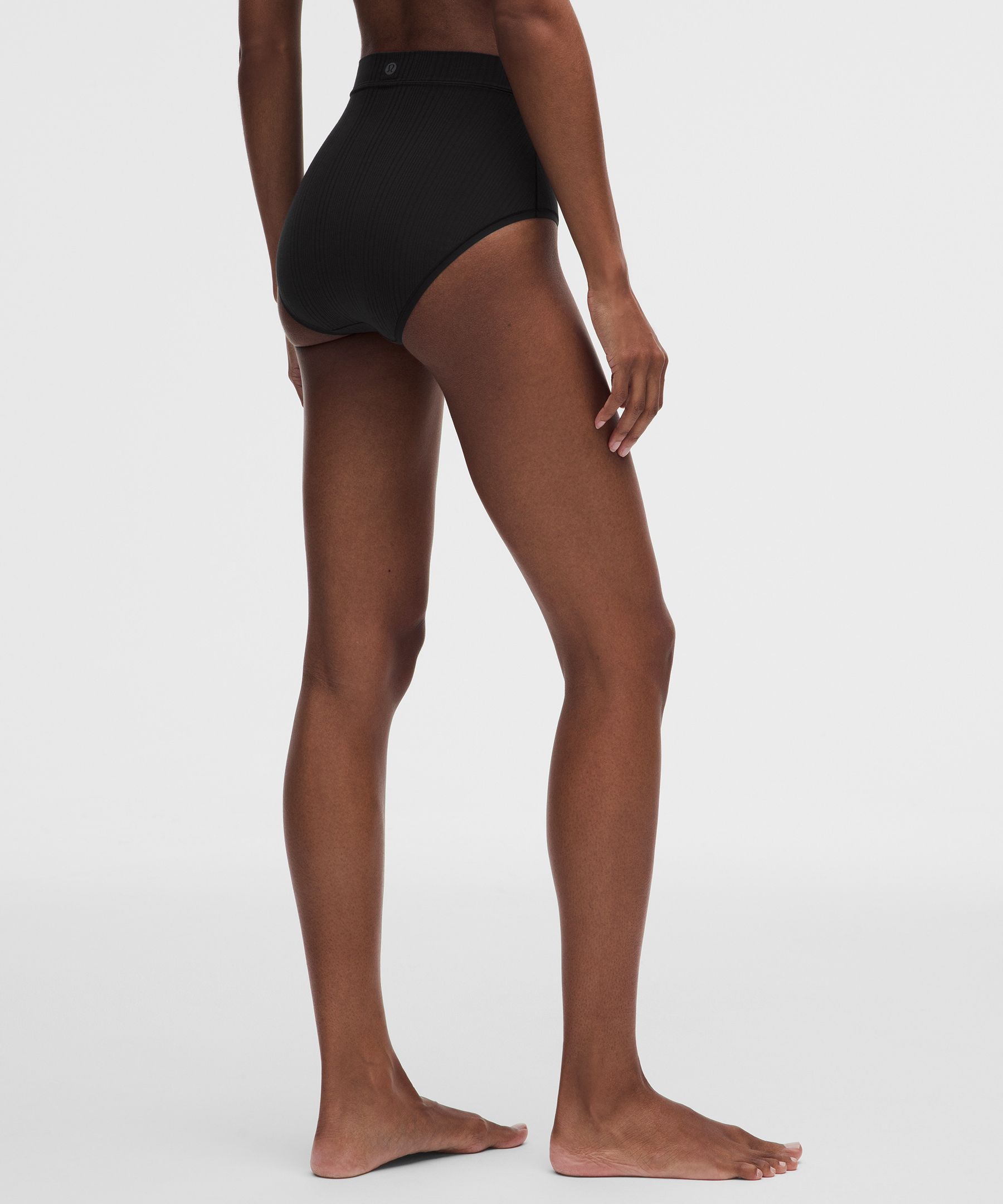 UnderEase High-Waist Ribbed Brief