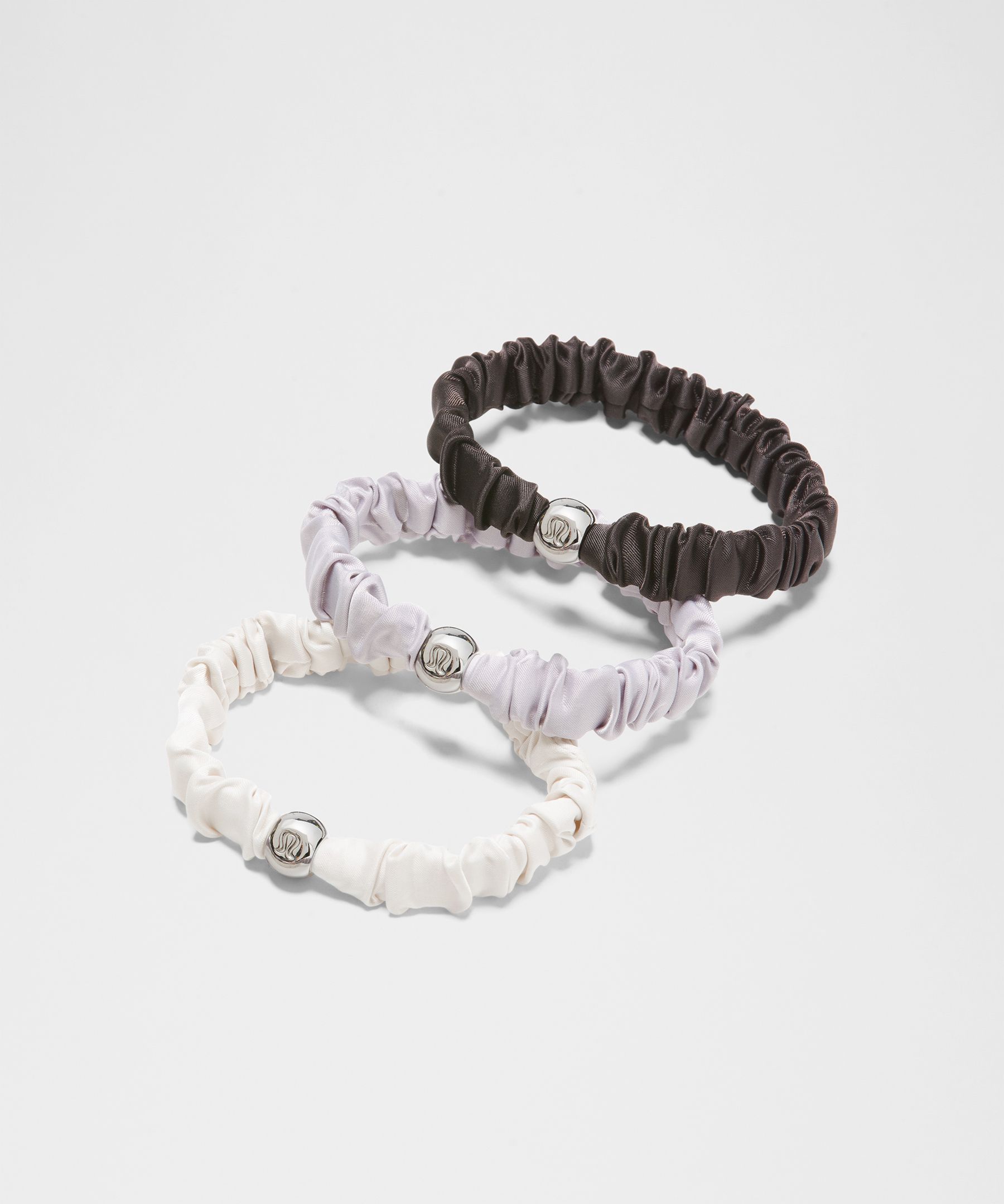 Skinny Scrunchie 3 Pack *Logo Bead