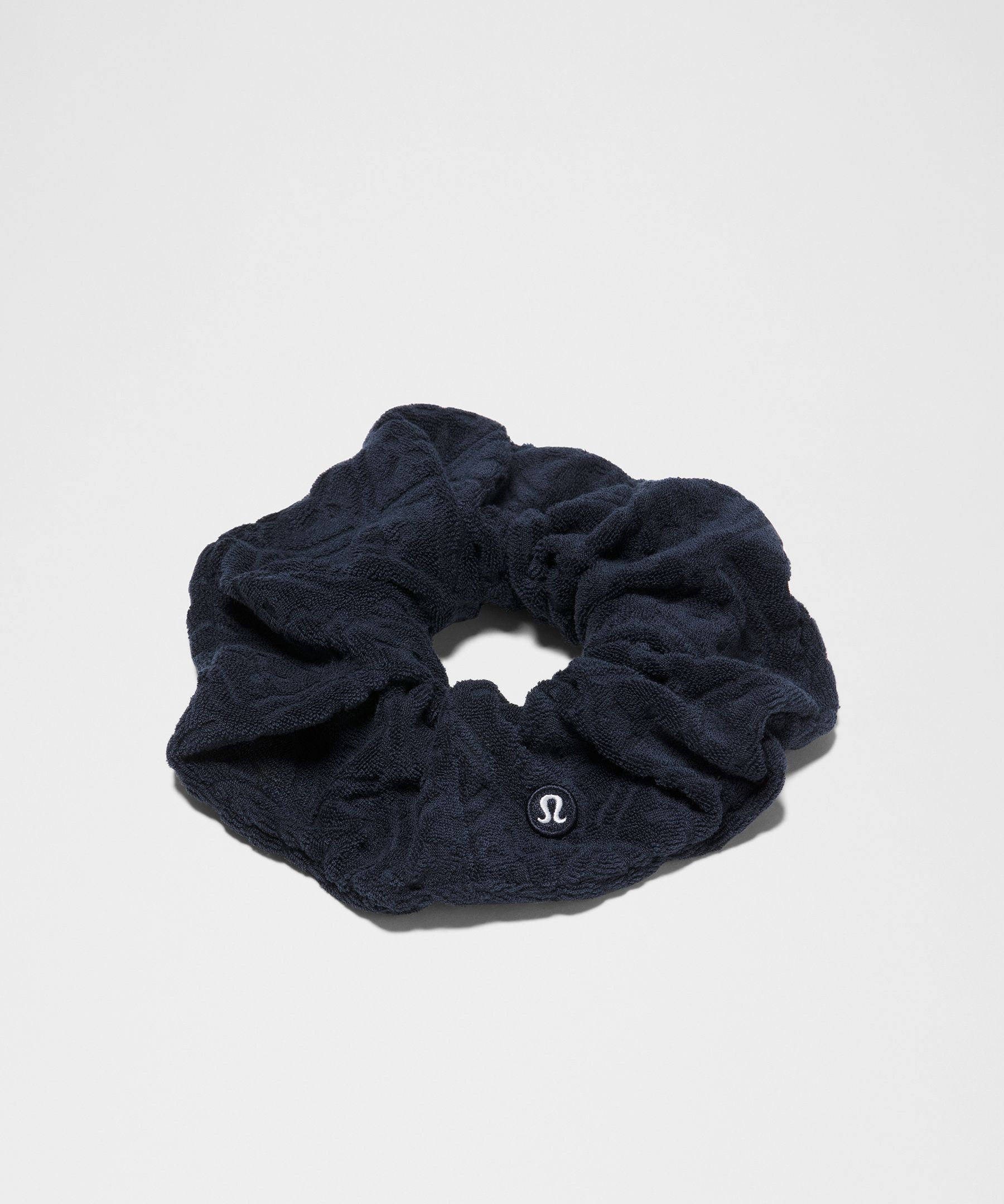 Terry Jacquard Oversized Scrunchie