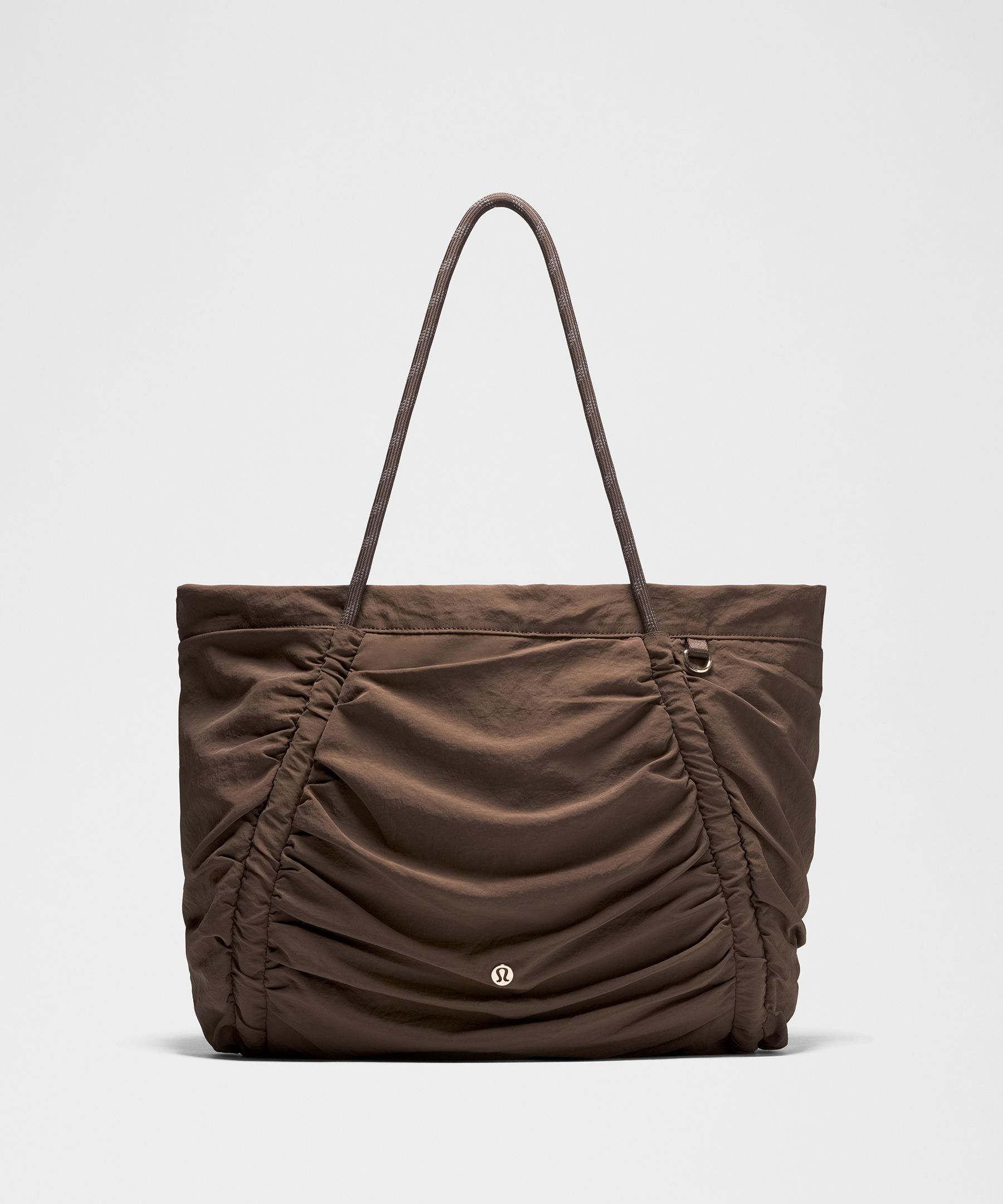 lululemon – Ruched Tote Bag 24L – Color Gold/Brown