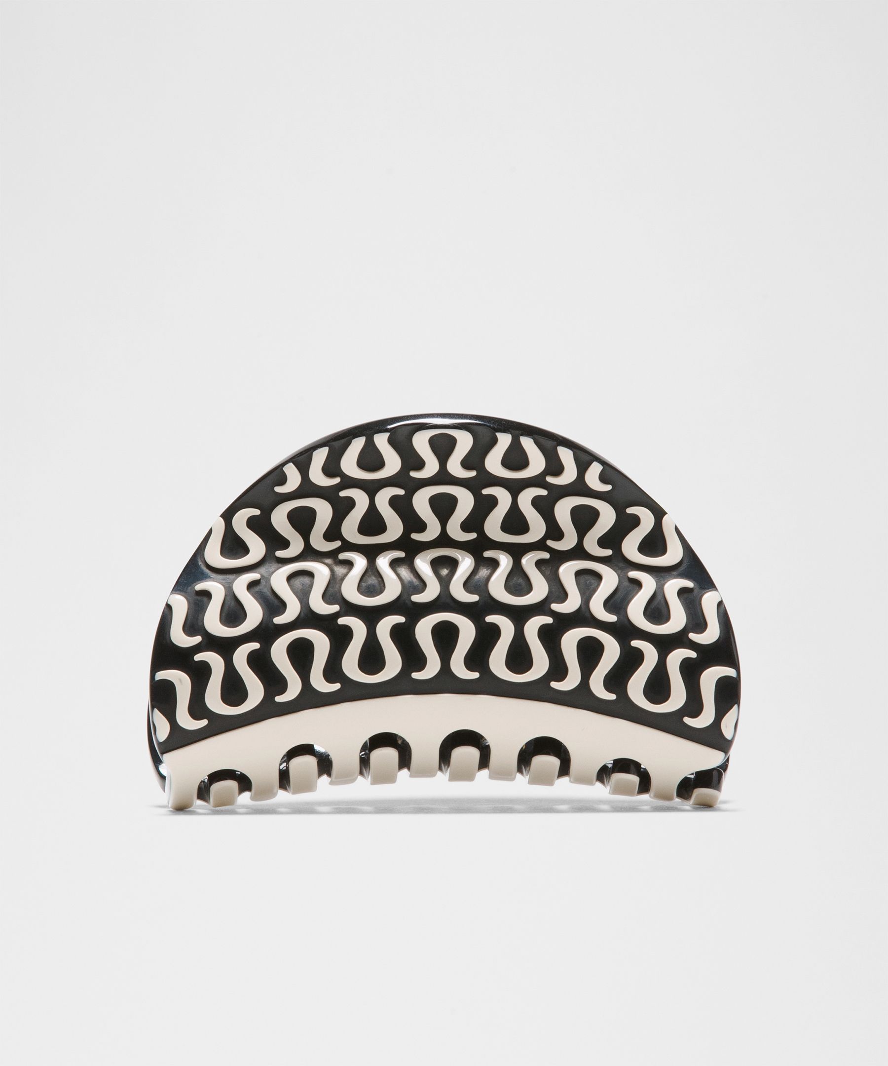 Small Logo-Embossed Claw Clip