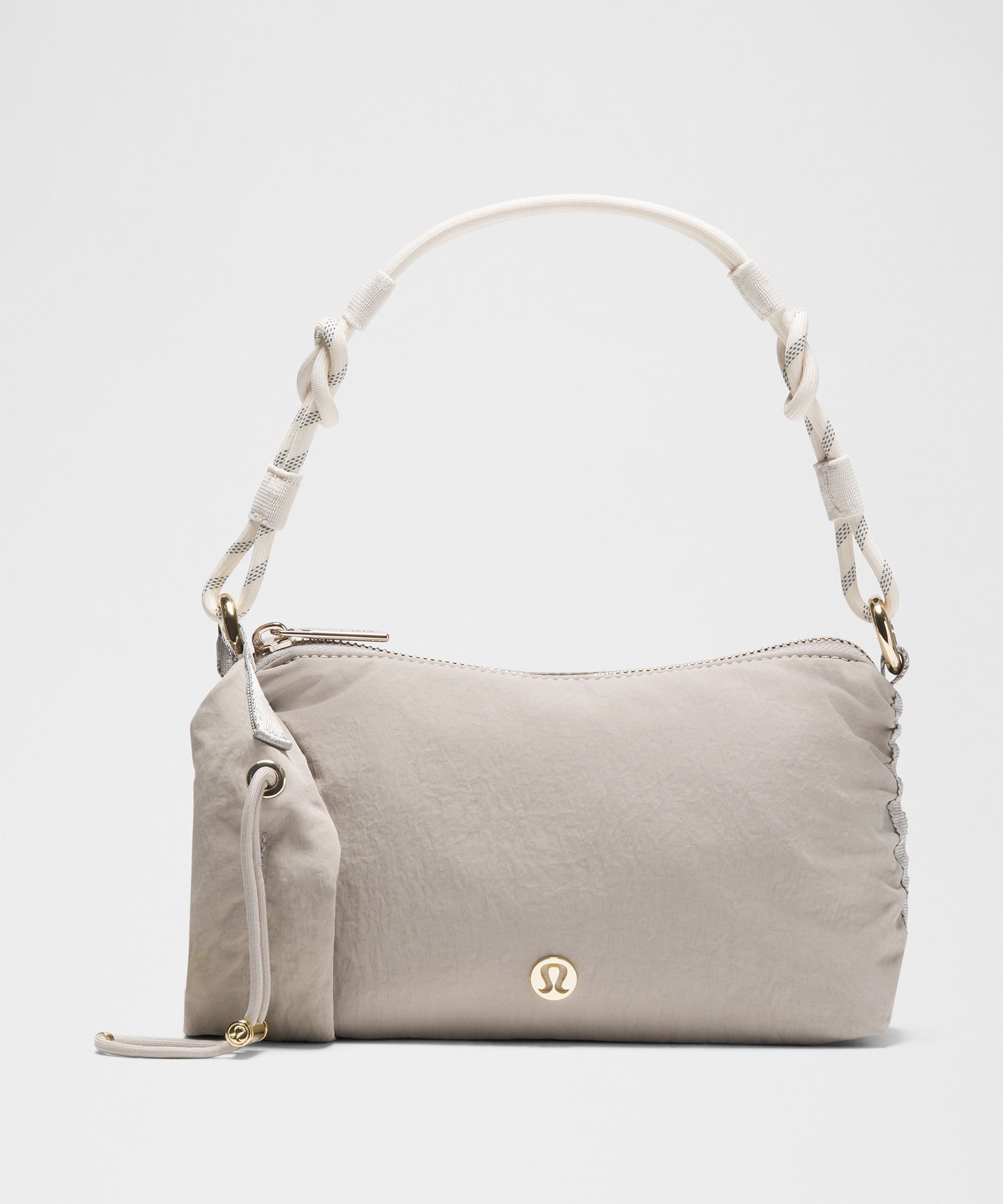 lululemon – Ruched Shoulder Bag Mini 1.5L – Color Gold/White