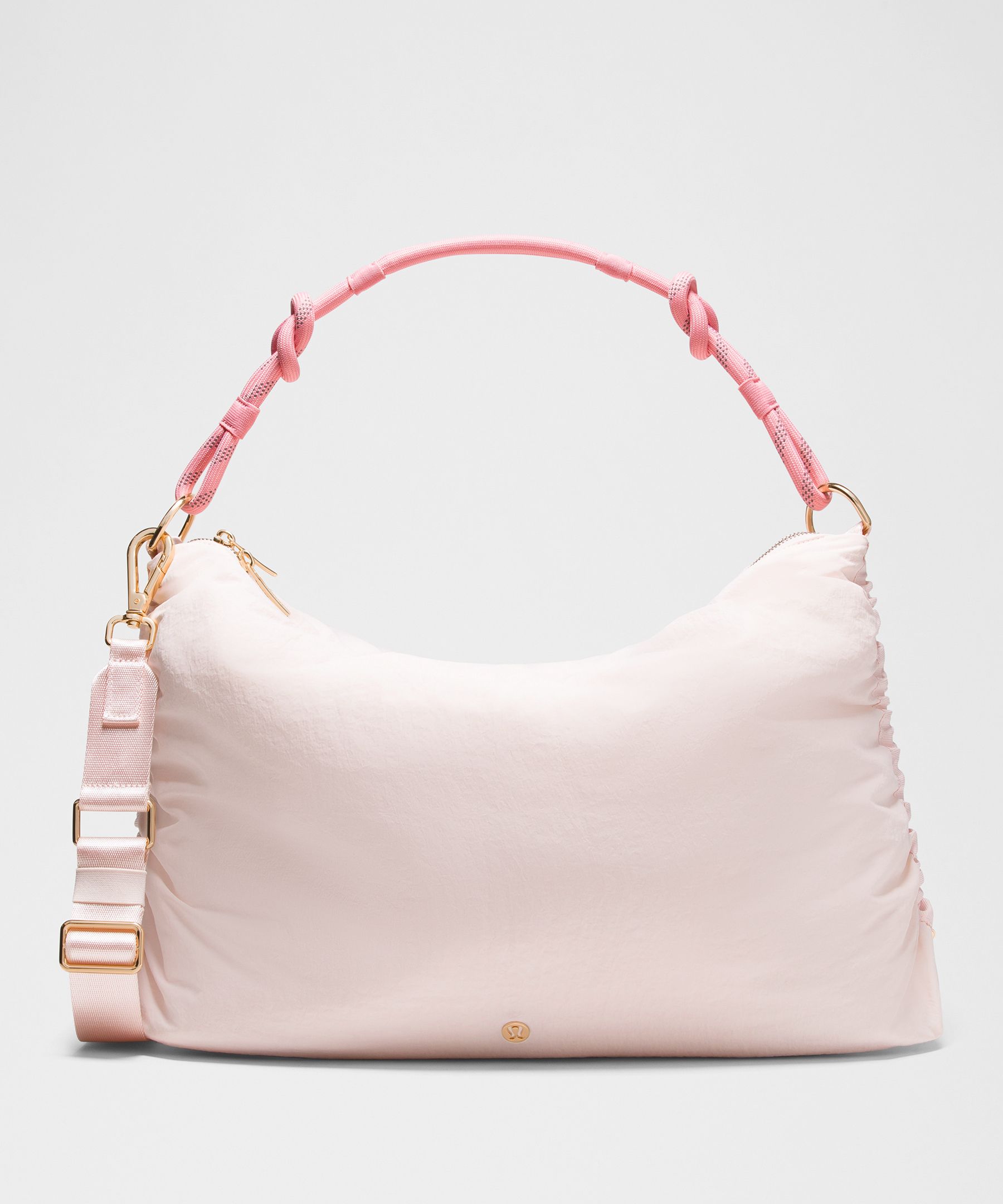 Convertible Ruched Crossbody Bag 