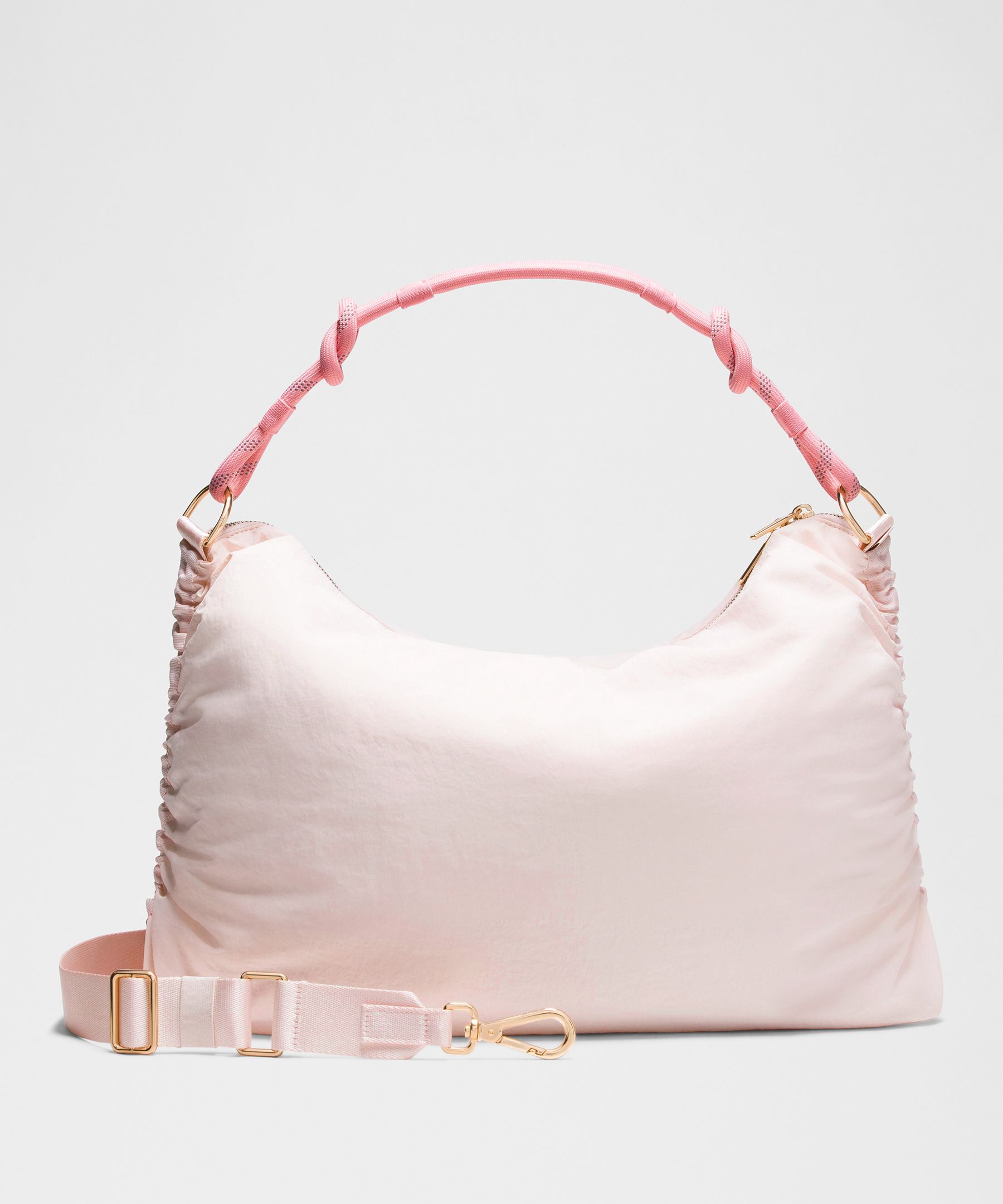 lululemon string bag All Night Festival Micro (Black/Gold): Handbags The zippered front pouch adds extra storage and can be detached to wear solo—just add the optional strap—for when you want to travel light. Lululemon Lightweight Gym Sack 13l