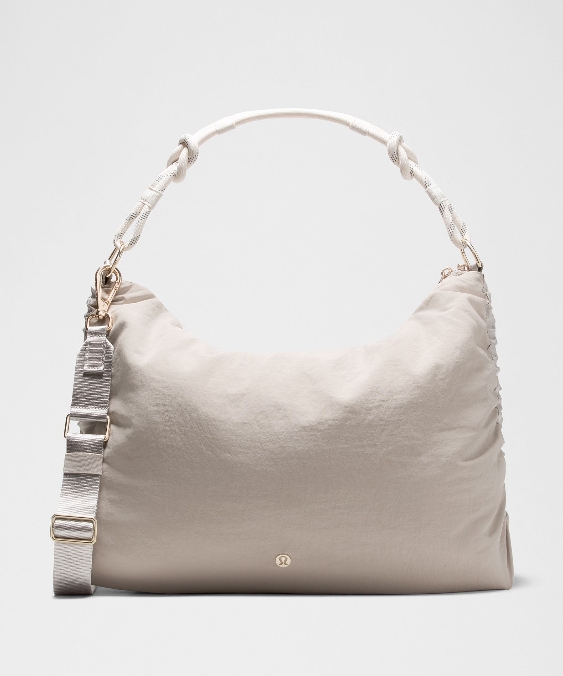 Convertible Ruched Crossbody Bag 