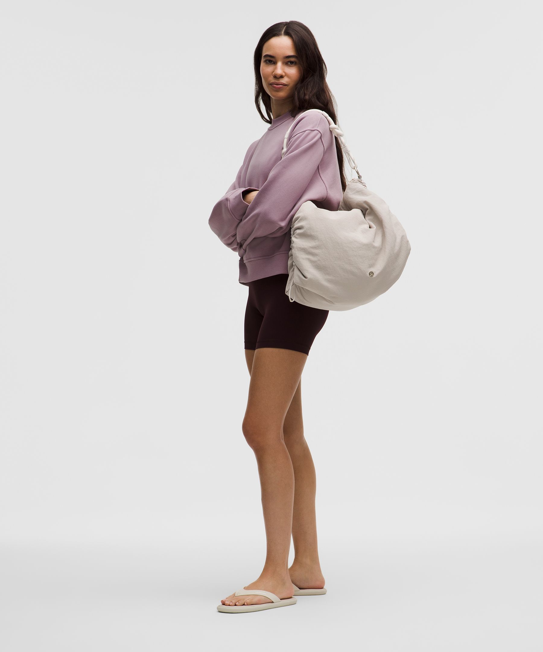 Convertible Ruched Crossbody Bag *Large 16L