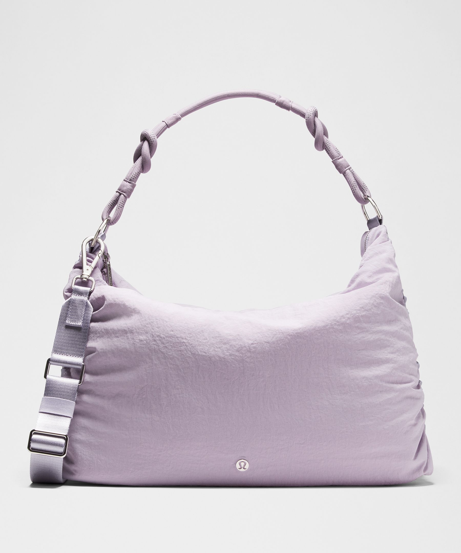 Convertible Ruched Crossbody Bag 